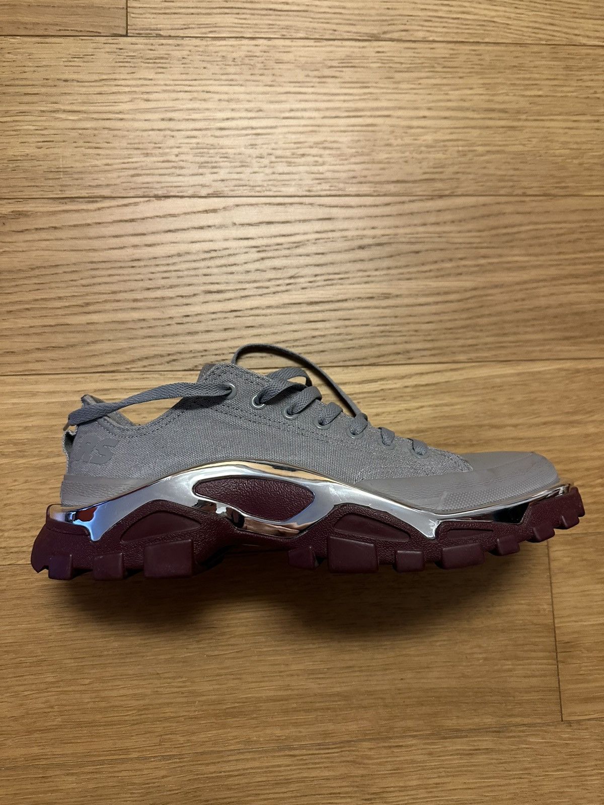 Adidas × Raf Simons Rare!!! Raf Simons x Detroit Runner 'Grey Maroon' sneakers Size US 9 / EU 42 - 3 Thumbnail