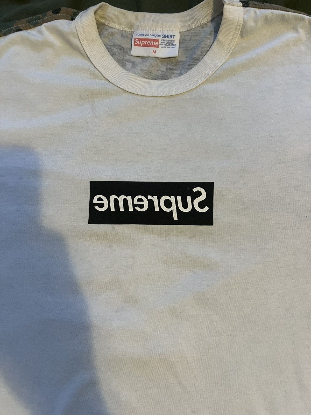 Comme des Garcons × Supreme Supreme CDG digital camo box logo green Tee SS 13 Size US M / EU 48-50 / 2 - 2 Thumbnail