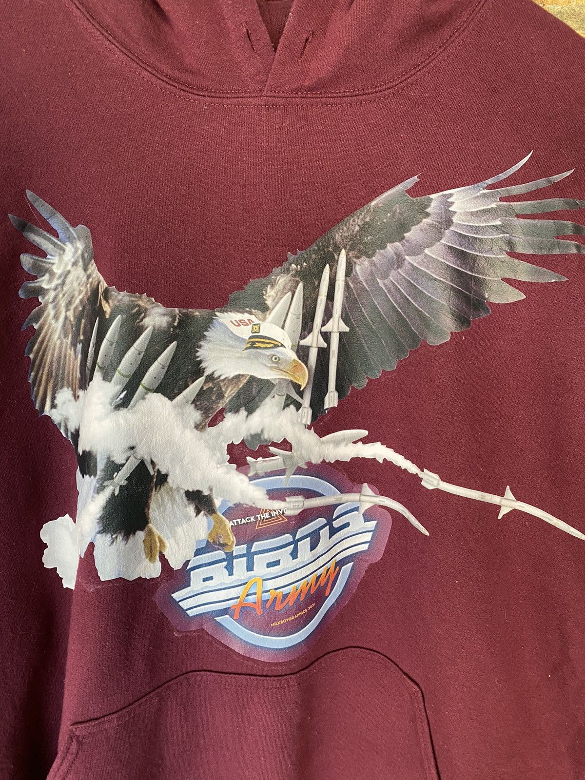 20471120 × Beauty Beast × Japanese Brand SS21 MILKBOY Military USA bird army hoodie Size US XL / EU 56 / 4 - 5 Thumbnail