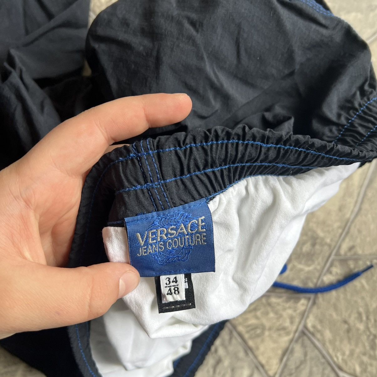 Versace Jeans Couture Vintage Versace Couture Nylon Shorts Size US 32 / EU 48 - 6 Thumbnail
