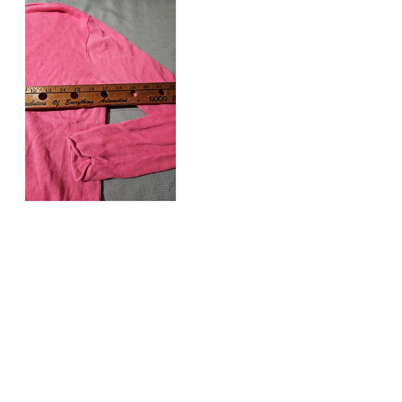 J.Crew VINTAGE J Crew Sweater Womens Pink Small Linen Blend Lightweight Roll Neck Raw Hem Size S / US 4 / IT 40 - 9 Thumbnail