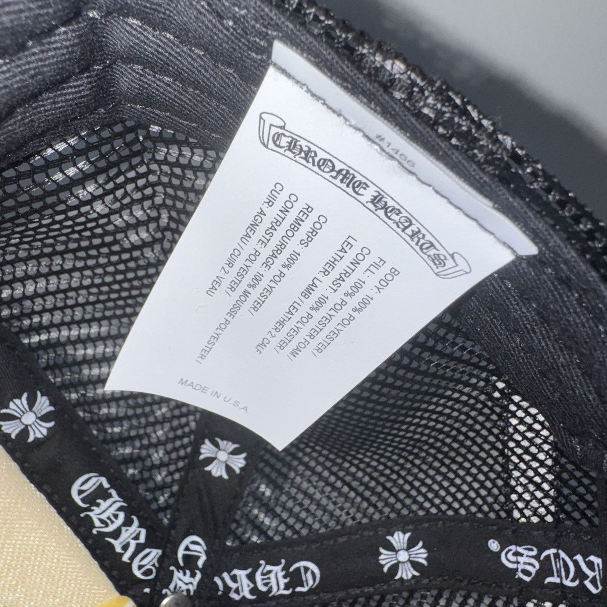 Chrome Hearts Chrome Hearts Cemetery cross patch 4th of July trucker hat Size ONE SIZE - 8 Thumbnail