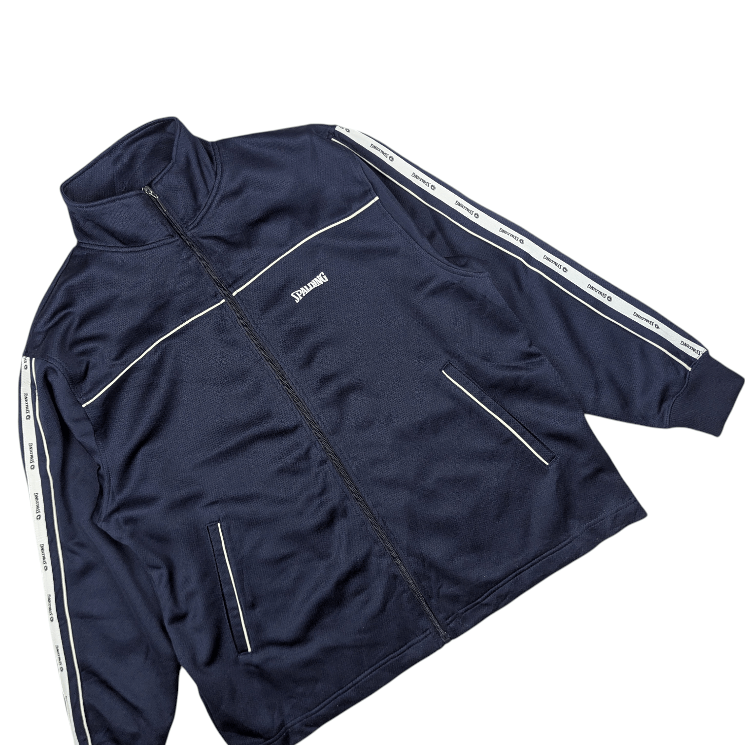 Spalding Vintage 90's SPALDING Sidetape Sportswear Training Jacket Size US M / EU 48-50 / 2 - 4 Thumbnail