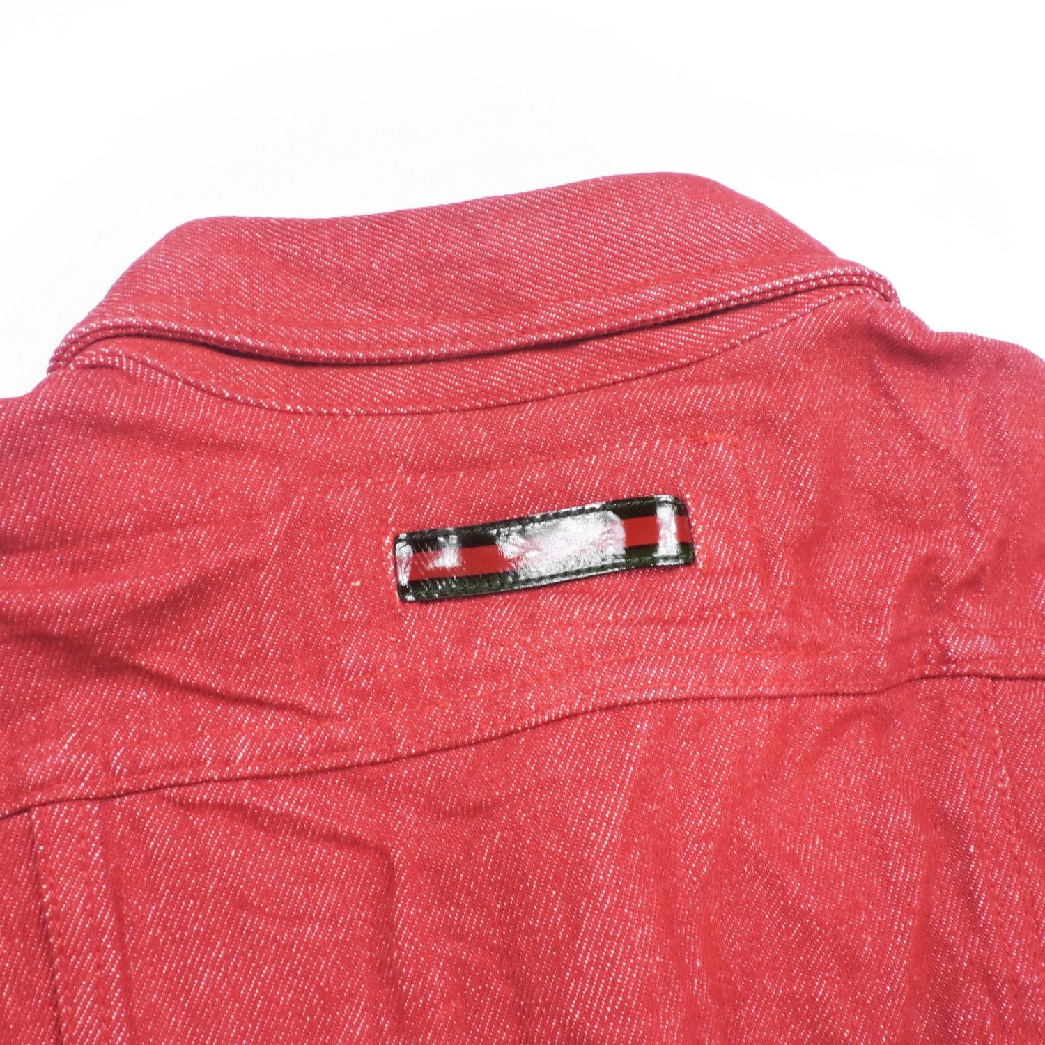 Gucci GUCCI BY TOM FORD RED DENIM JACKET Size M / US 6-8 / IT 42-44 - 13 Thumbnail