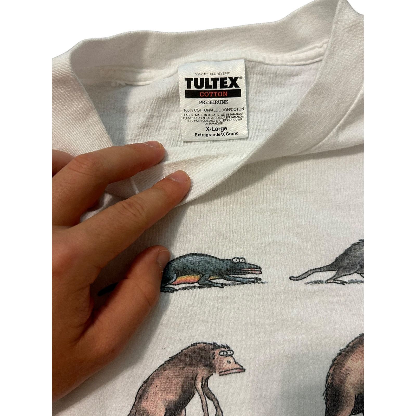 Tultex The evolution of man 1992 Size US XL / EU 56 / 4 - 5 Thumbnail