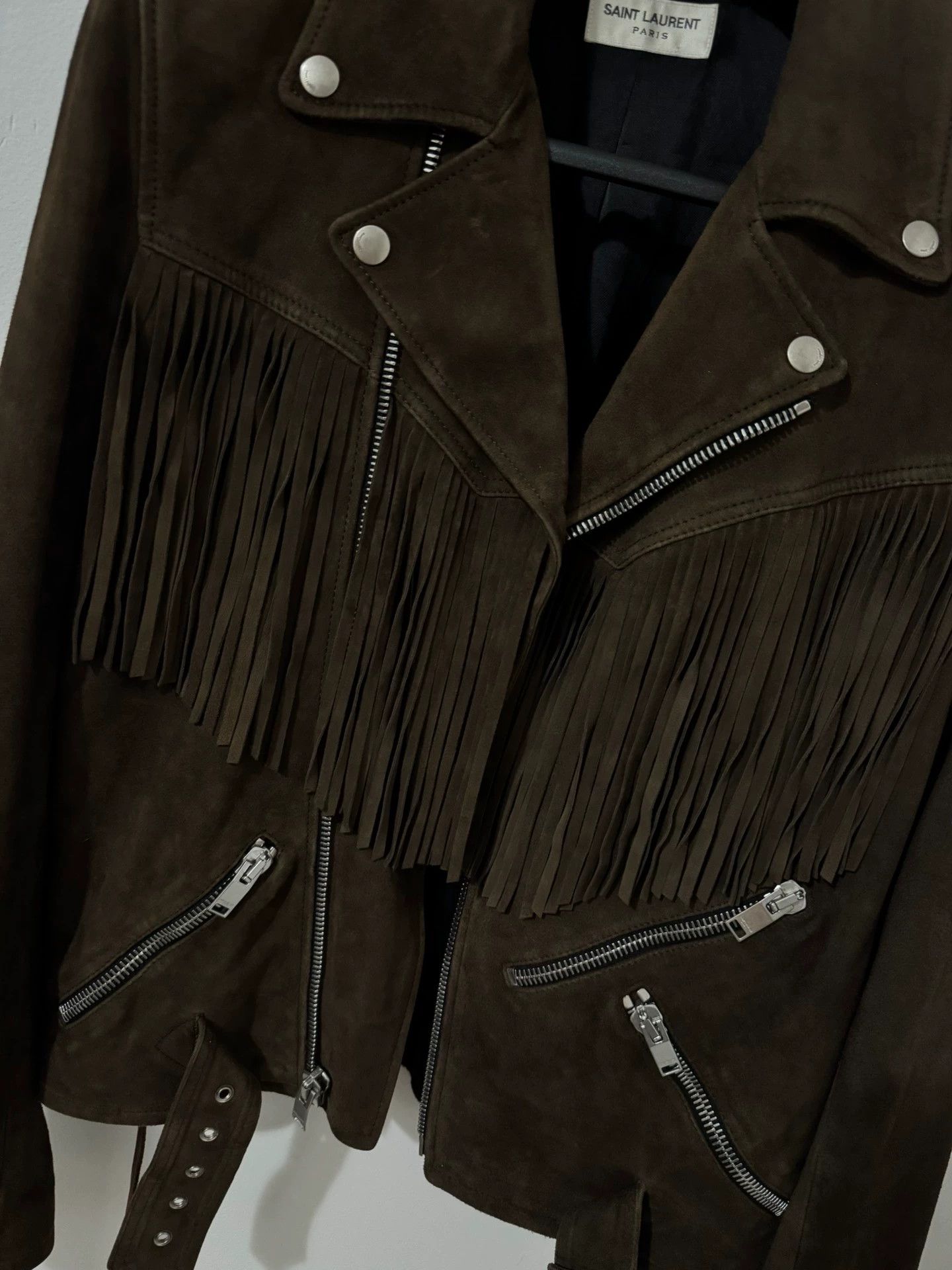 Saint Laurent Paris Authentic Saint Laurent SLP16FW Suede Jacket Size US M / EU 48-50 / 2 - 3 Thumbnail