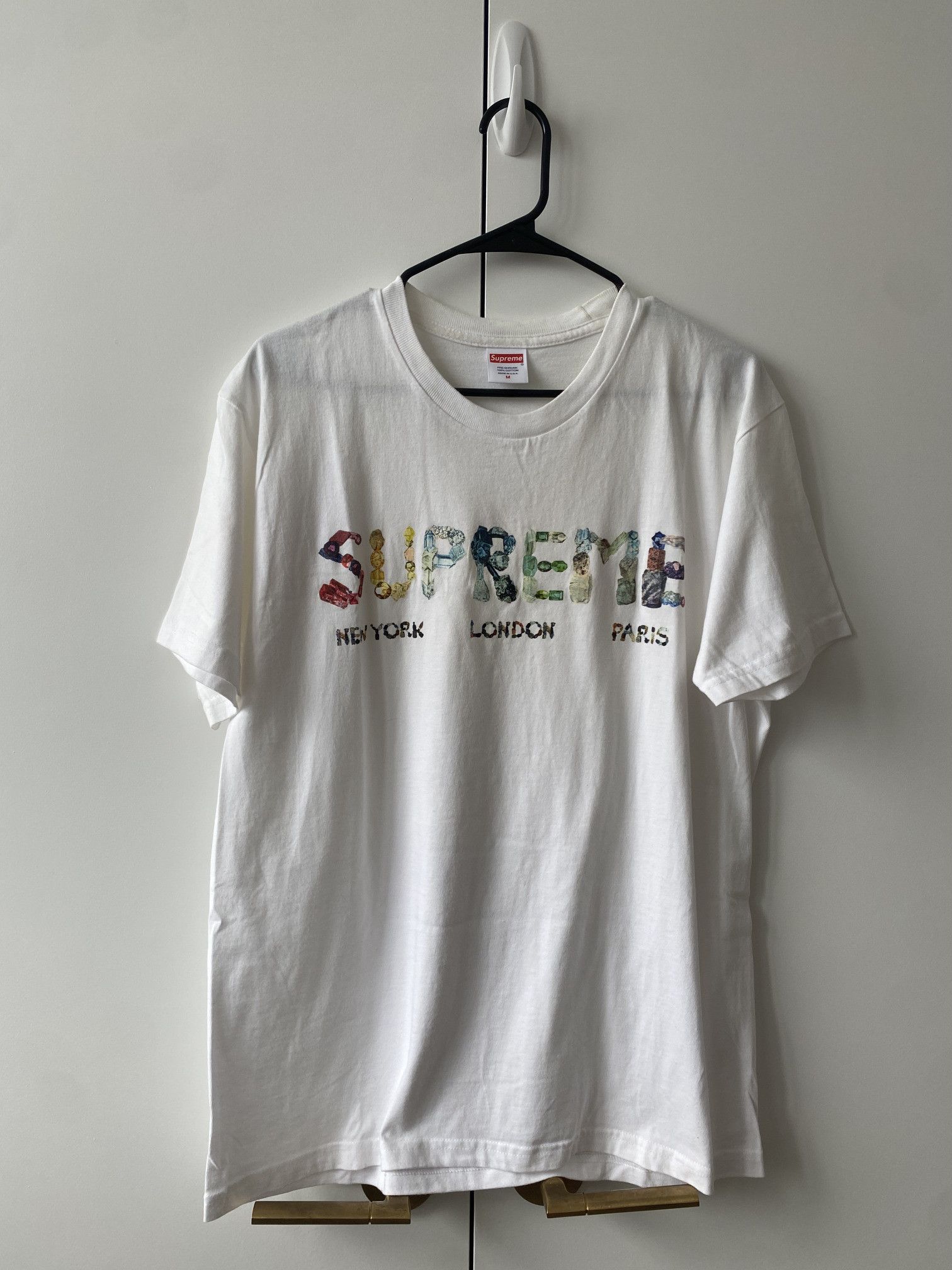 Supreme Supreme Rocks Logo T-Shirt | Grailed 
