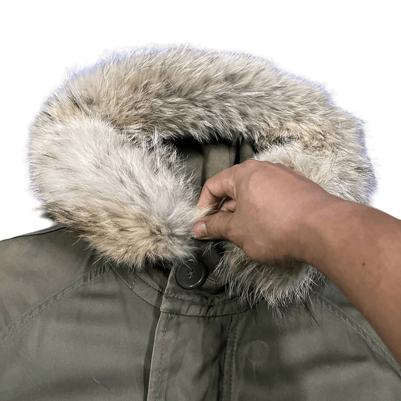 Marc by Marc Jacobs Marc by Marc Jacobs Military Parka with Fur Size US S / EU 44-46 / 1 - 5 Thumbnail
