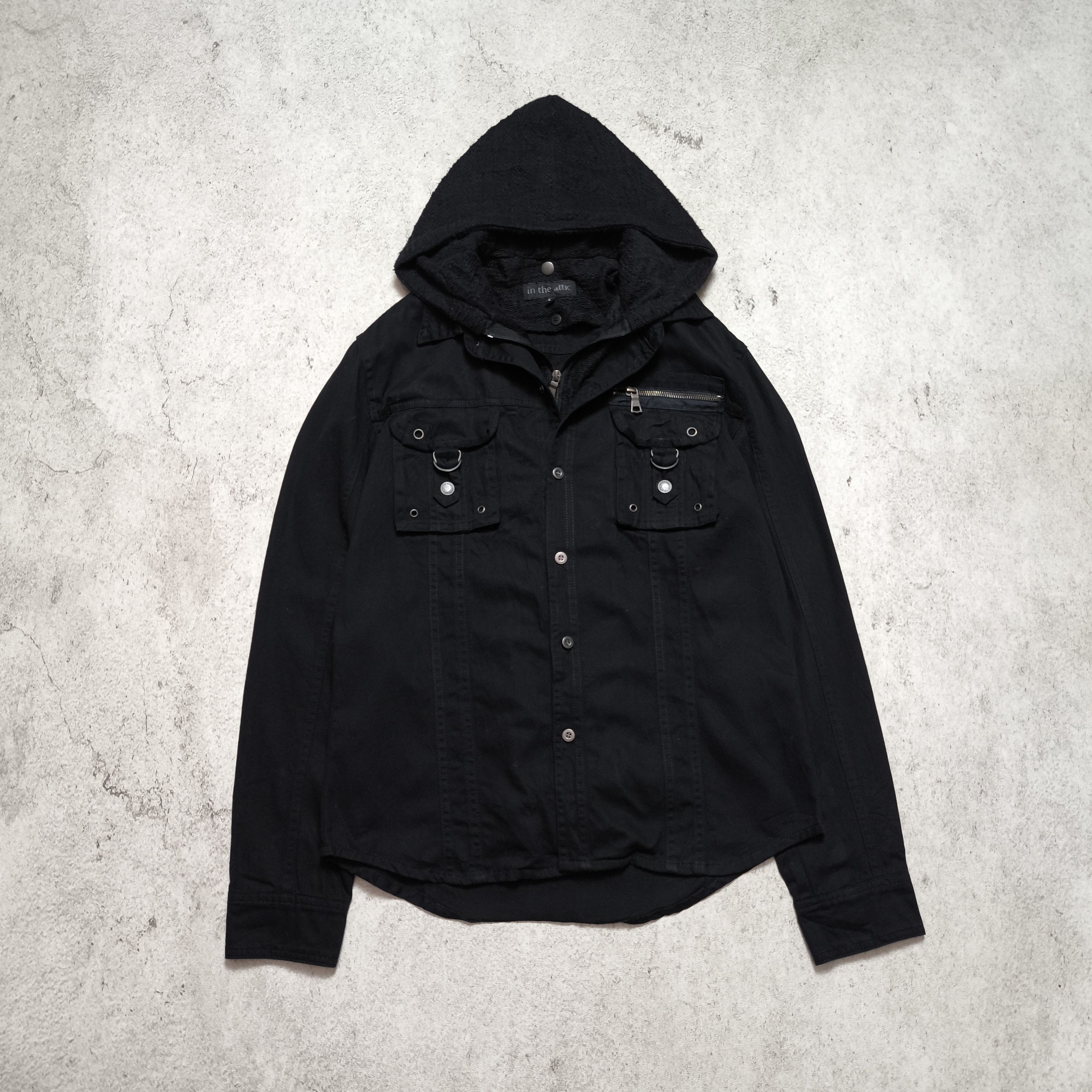 Le Grande Bleu (L.G.B.) In The Attic Double Zip Shirt - Vkei gothic style Size US L / EU 52-54 / 3 - 1 Thumbnail