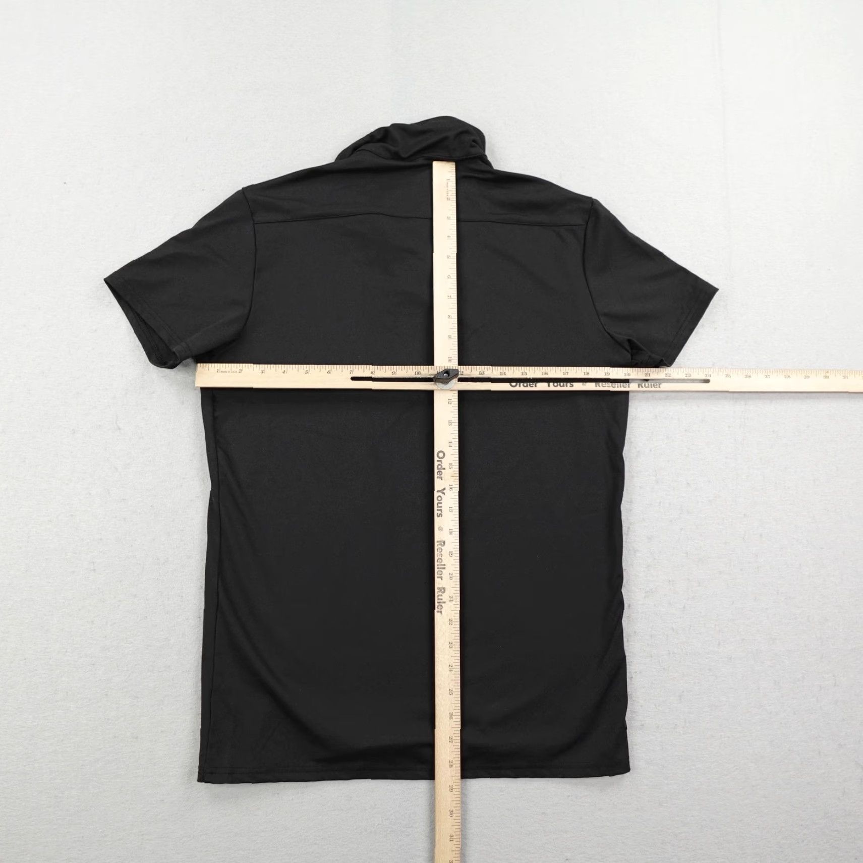 ASRV ASRV Polo Shirt Men 2XL Black Performance Flex Short Sleeve Athletic Stretch T-Shirt Shirt Moisture Wicking Breathable Workout Polo Mens Size US XXL / EU 58 / 5 - 5 Thumbnail