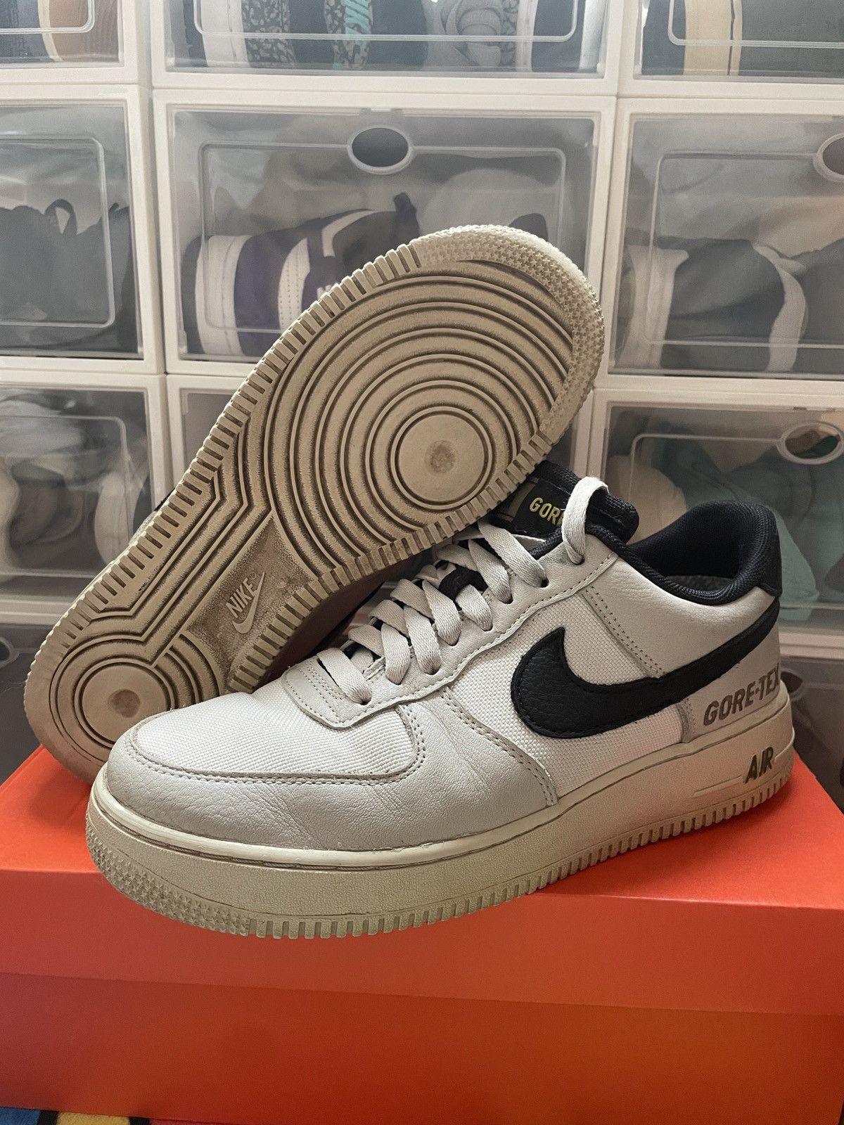 Nike air force 1 gore tex light bone best sale