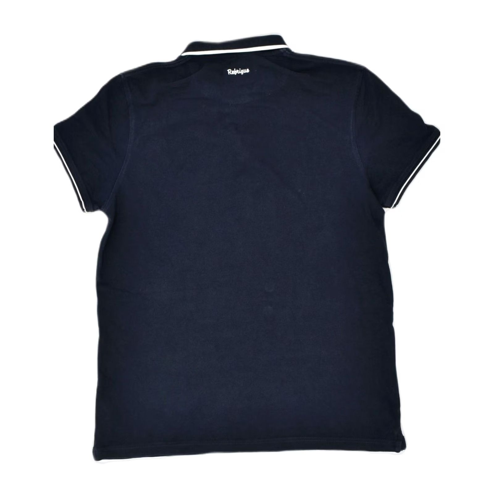 Vintage REFRIGUE Mens Polo Shirt Large Navy Blue Cotton RJ20 Size US L / EU 52-54 / 3 - 2 Thumbnail