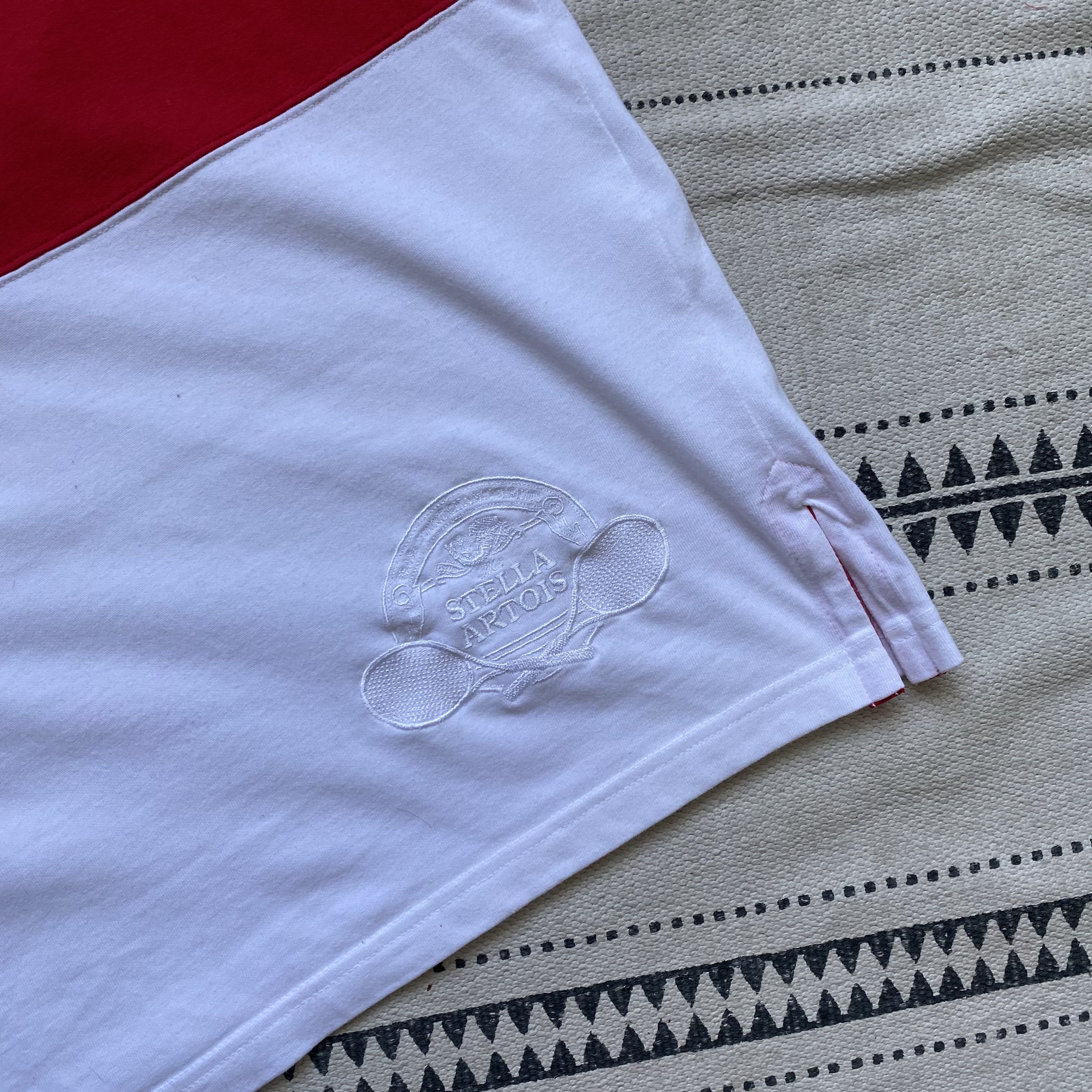 Heineken Vintage 90s Stella Artois Polos Tee Y2K Drink beer Size US M / EU 48-50 / 2 - 5 Thumbnail