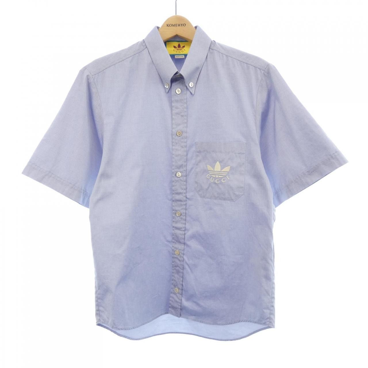 Gucci Gucci Gucci Cotton Shirt Textile Dress Shirt 701360ZAJRO DUTY FREE for USA Size ONE SIZE - 1 Thumbnail