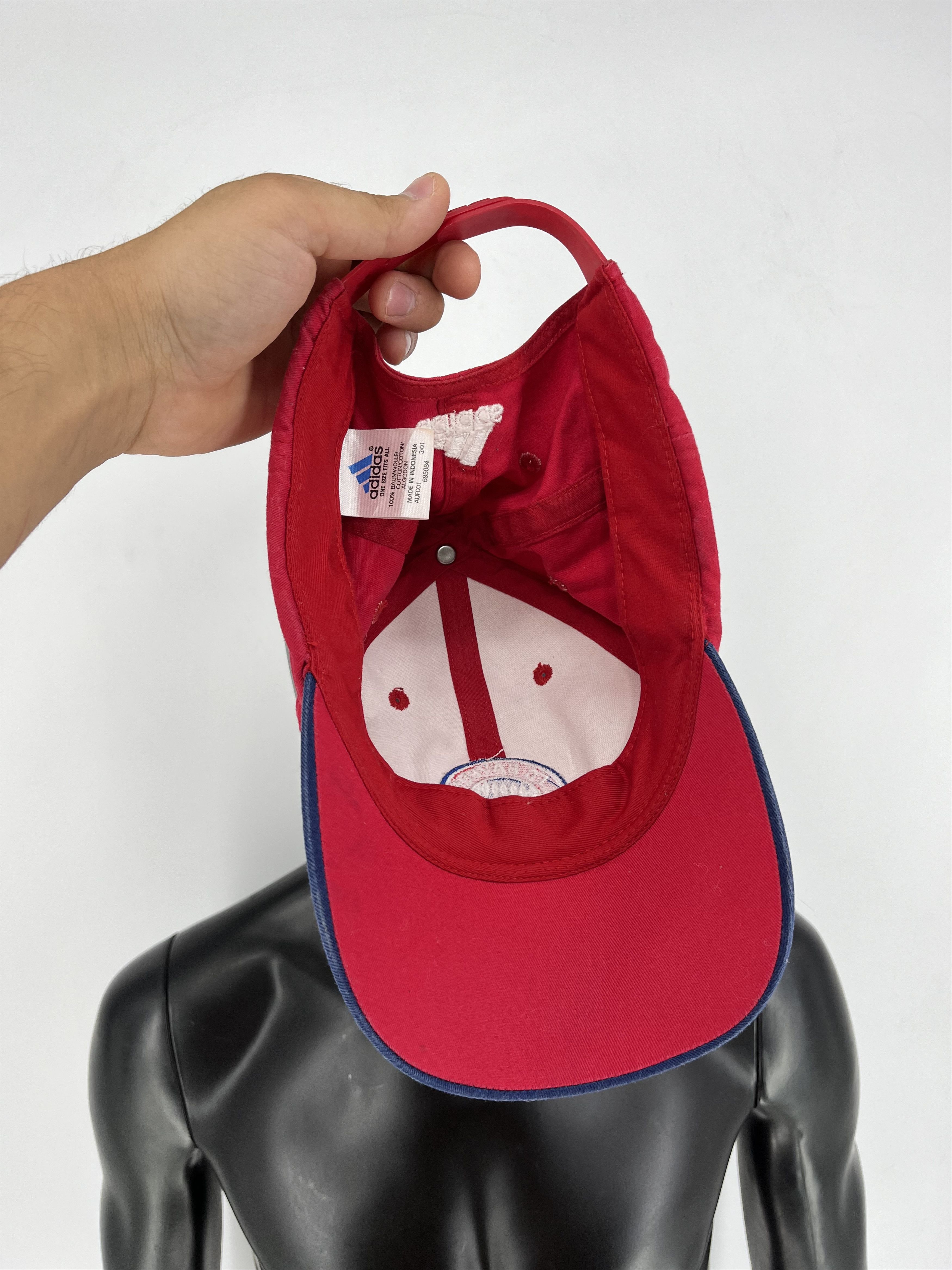 Adidas Vintage Adidas Bayern Munich Football Soccer Cap Hat Rare Size ONE SIZE - 8 Thumbnail