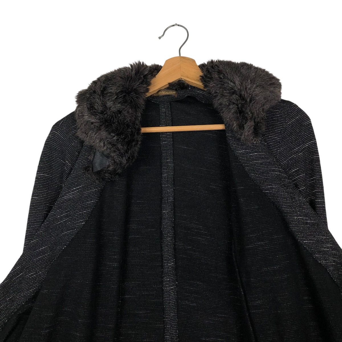 Japanese Brand 🔥VINTAGE CARDIGAN JACKET COSA NOSTRA MINK FUR COLLAR Size US M / EU 48-50 / 2 - 16 Thumbnail