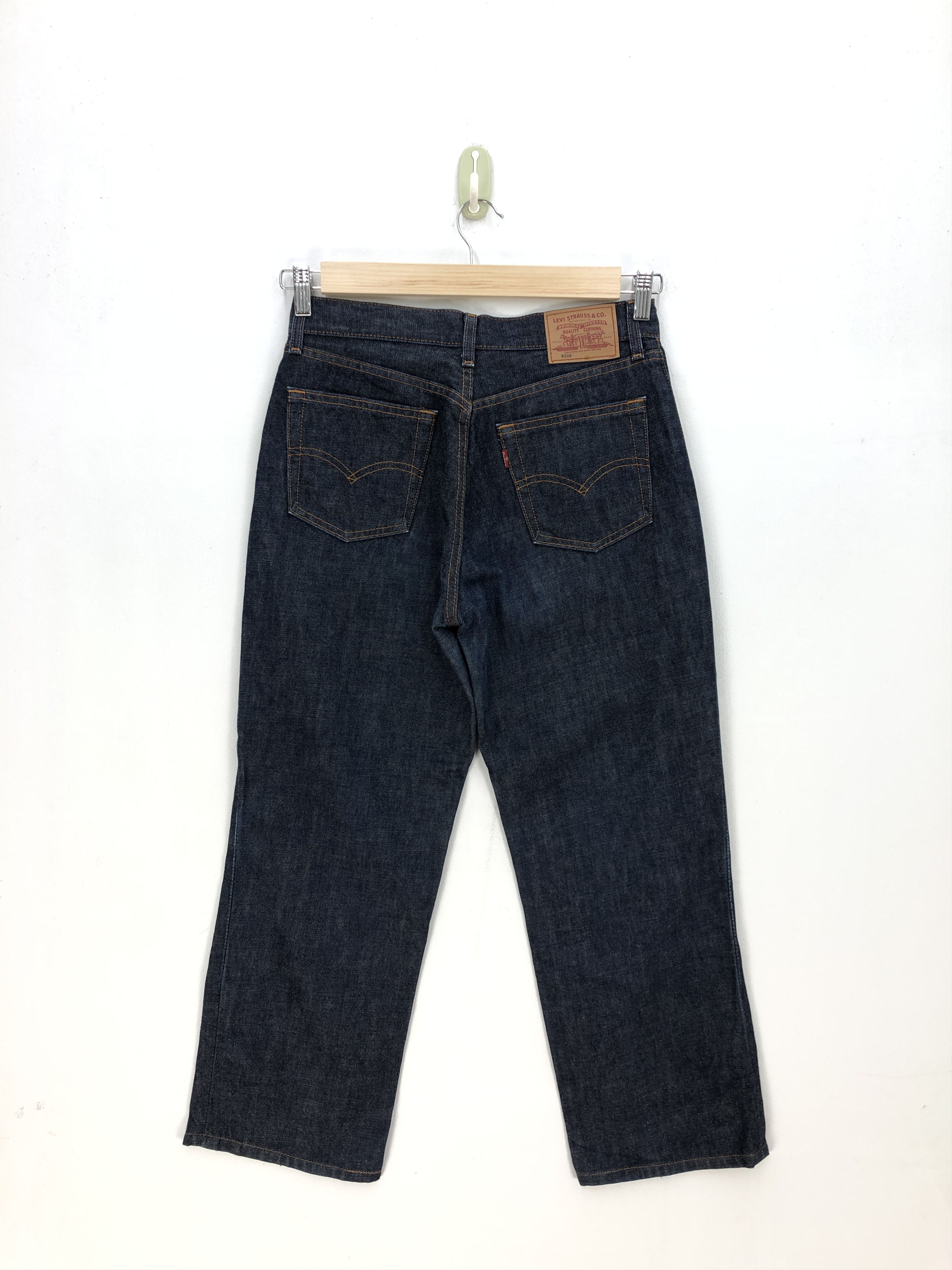Levi's Vintage Levi's Jeans Levis Baggy Denim Dark Blue Levis Pants Size US 30 / EU 46 - 2 Thumbnail