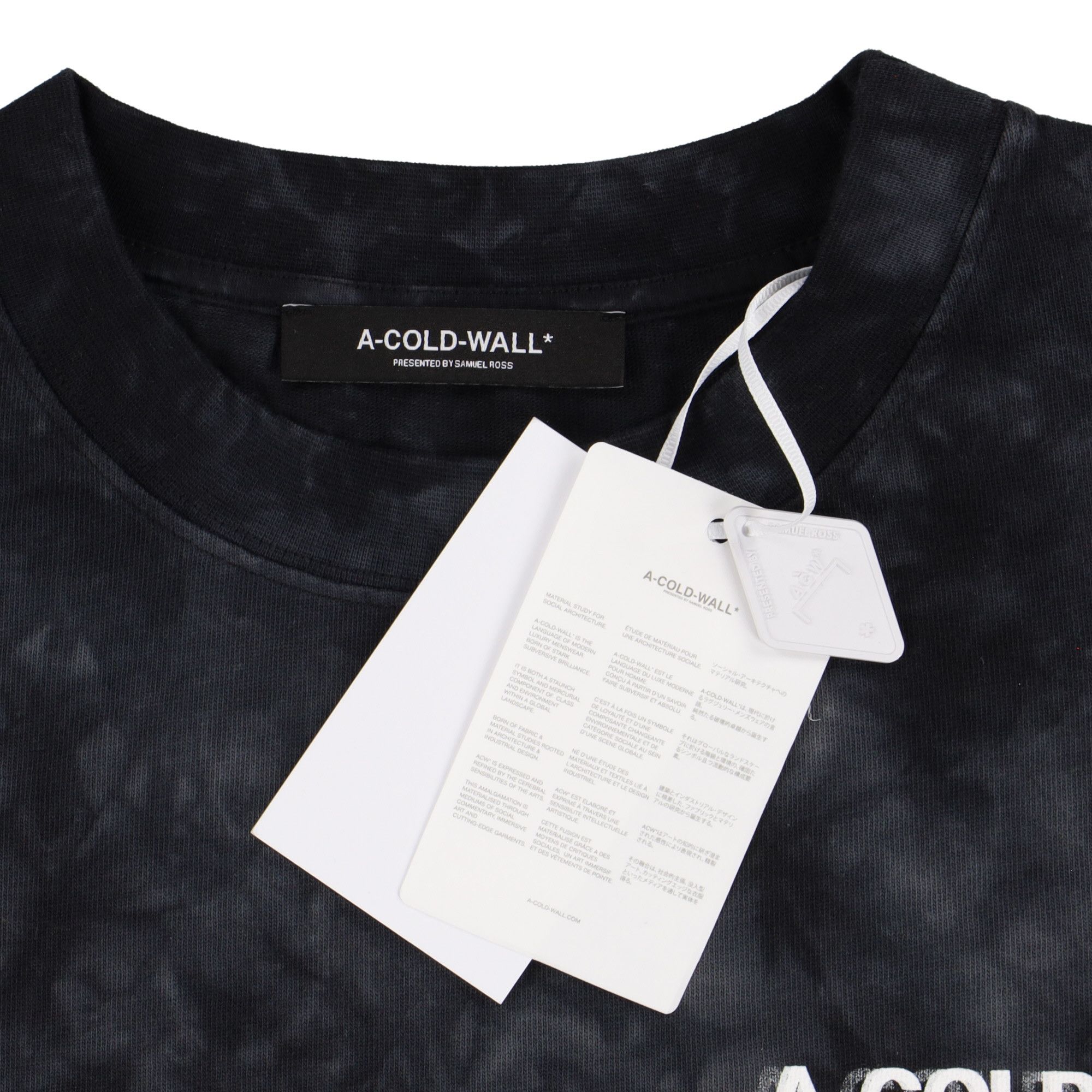 A-COLD-WALL* Black Tie-Dye Lunar New Year Logo Oversized T-Shirt Size US S / EU 44-46 / 1 - 6 Thumbnail