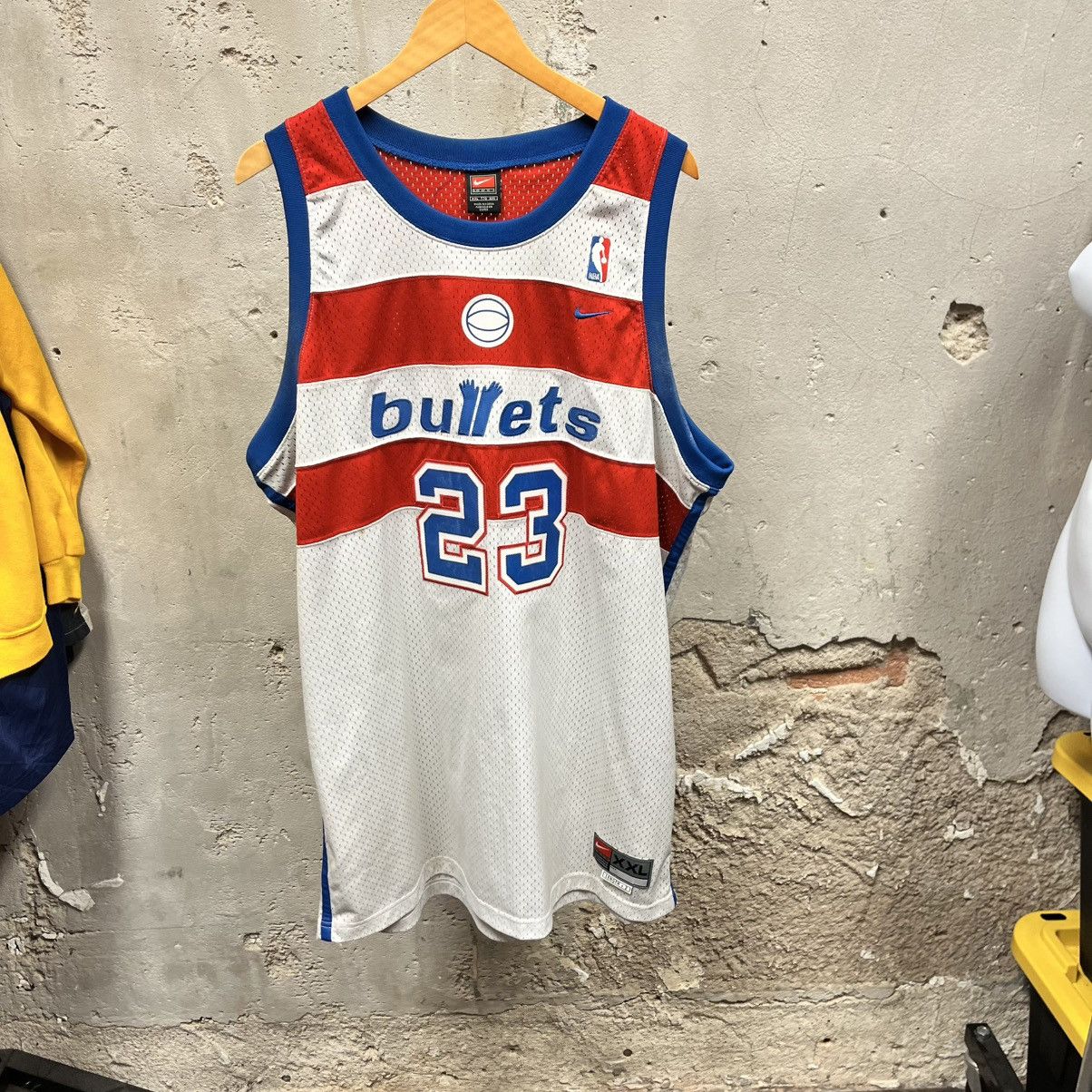 Nike Nike Michael Jordan Vintage Y2K Washington Bullets Jersey 2X Size US XXL / EU 58 / 5 - 1 Thumbnail