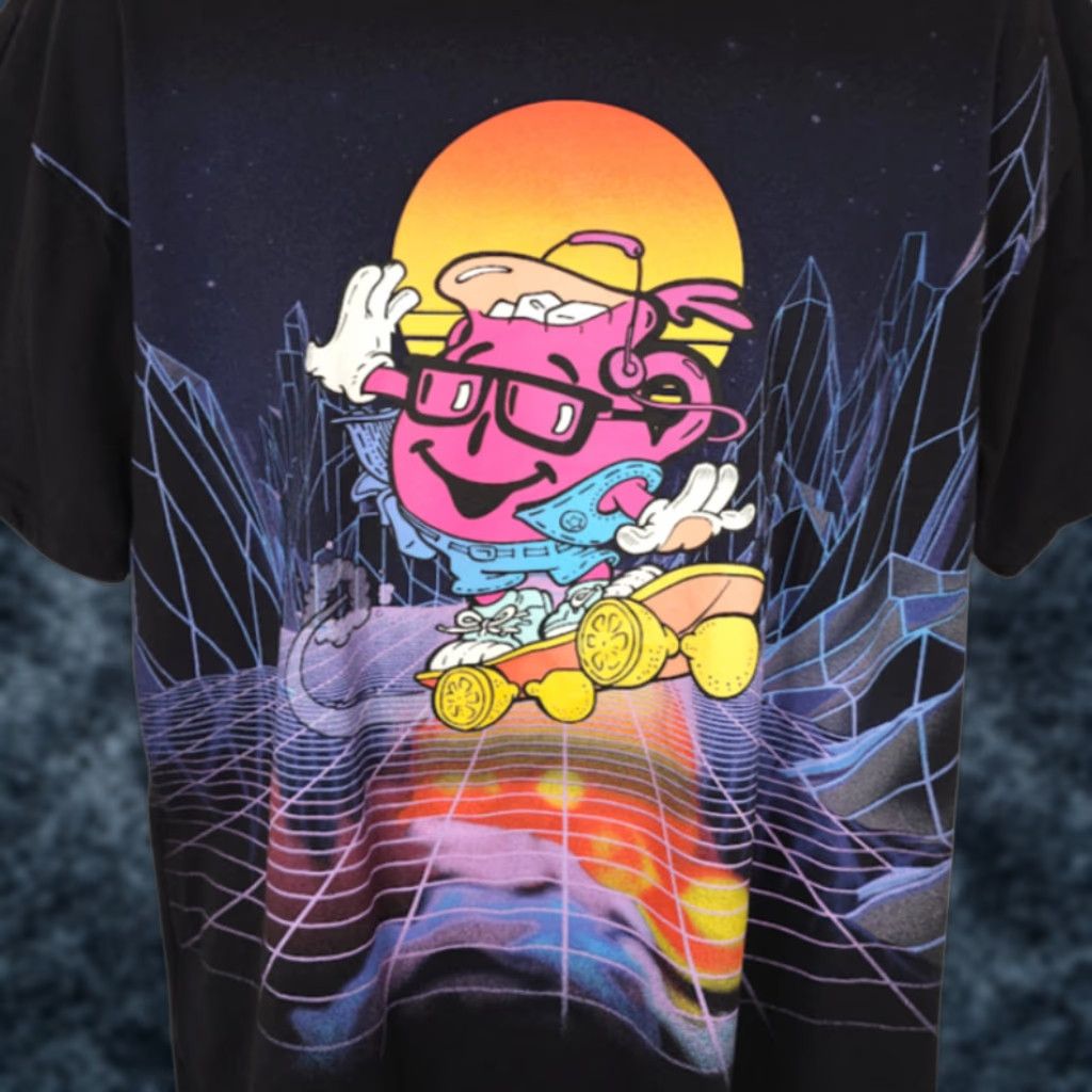 Vintage Kool Aid Man T Shirt Mens Size Large Black Retro Skateboard Snack Tee OVERSIZED Size US L / EU 52-54 / 3 - 1 Thumbnail