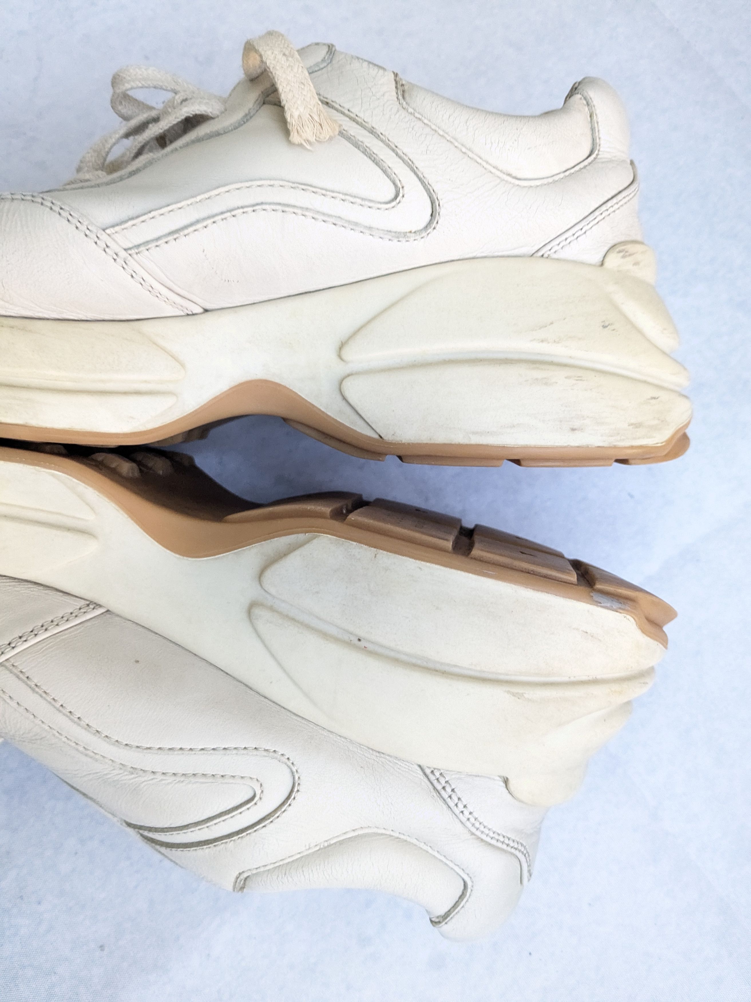 Gucci Gucci Rython Sneakers NY Yankees 9 Leather Low Size US 9 / EU 42 - 13 Thumbnail