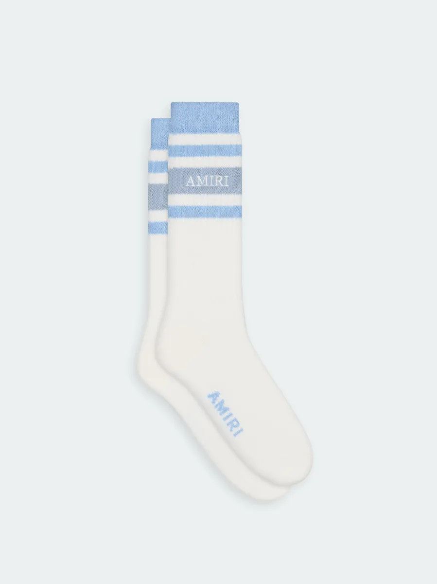 Amiri o1s1wg110525 Size: OS / Stack Stripe Chunky Sock Blue/White Size ONE SIZE - 2 Thumbnail