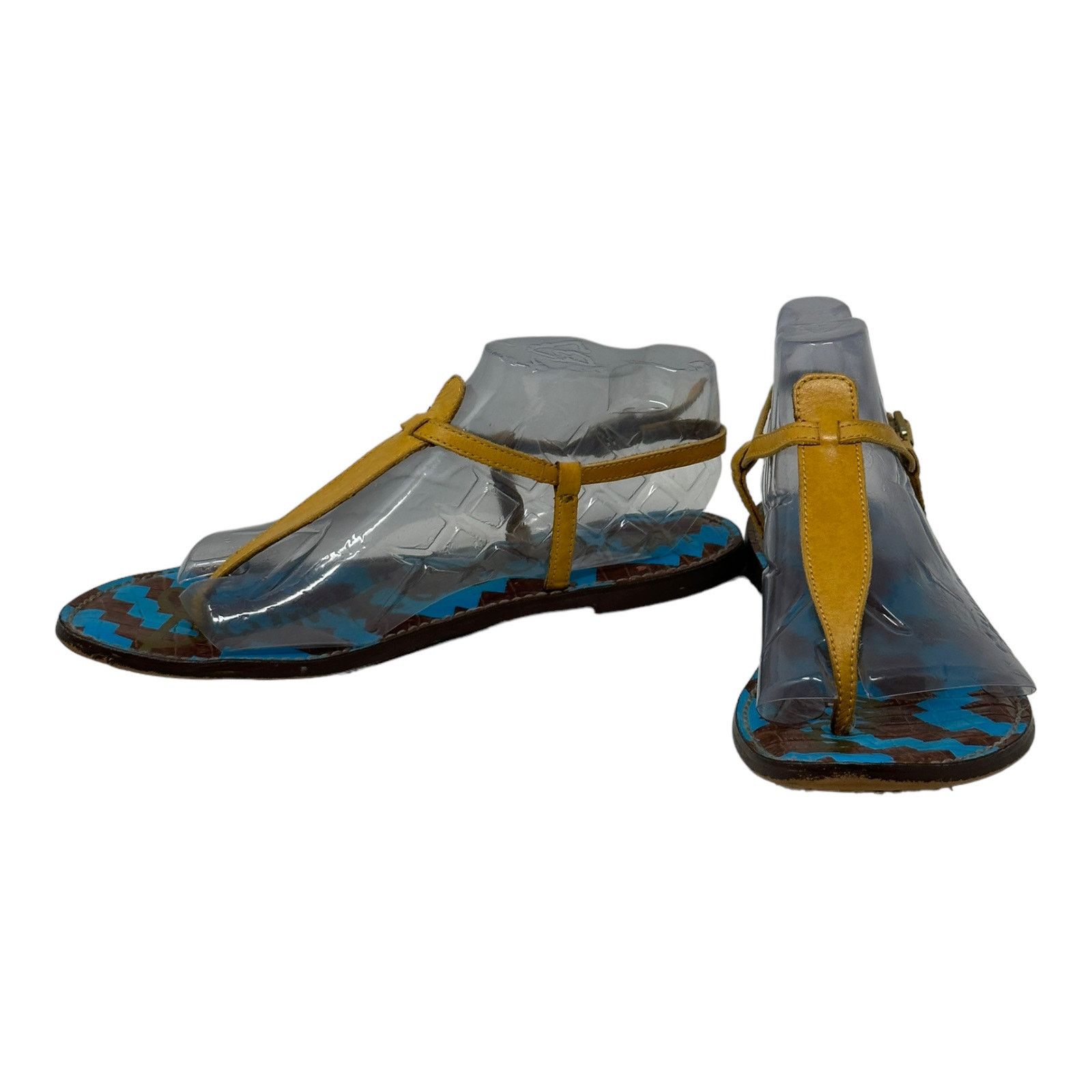 Sam Edelman Sam Edelman yellow flat sandals size 9M Size US 9 / IT 39 - 2 Thumbnail