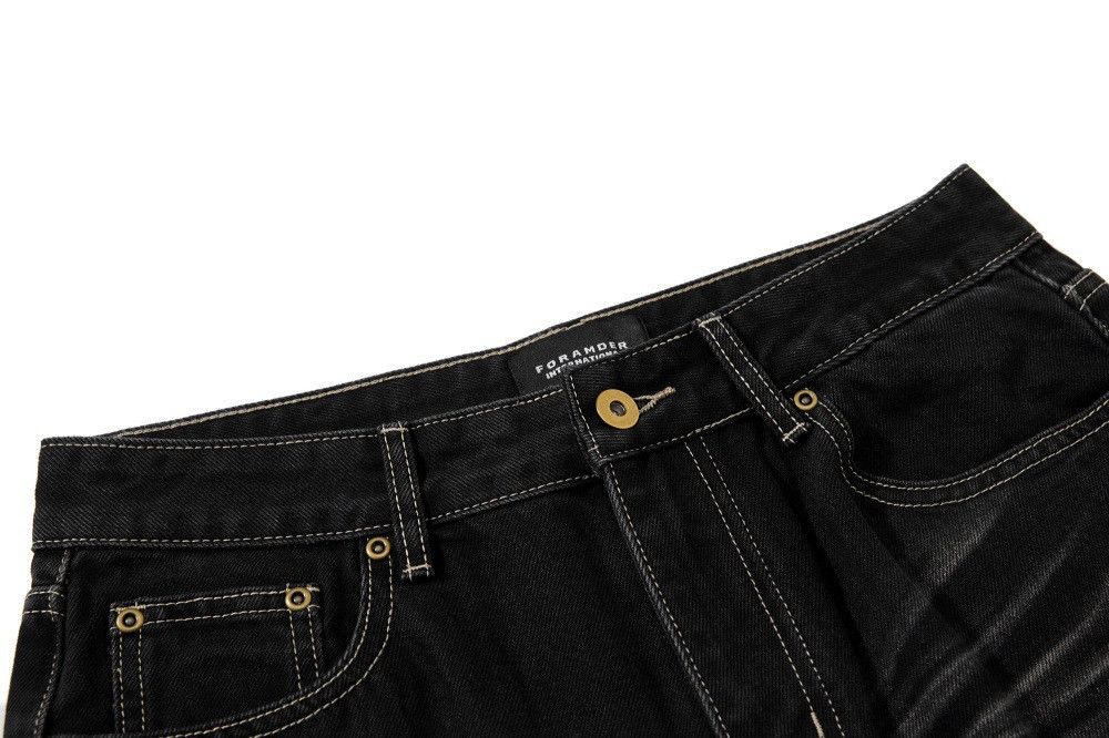 Vintage American loose casual washed flared jeans Size US 32 / EU 48 - 3 Thumbnail