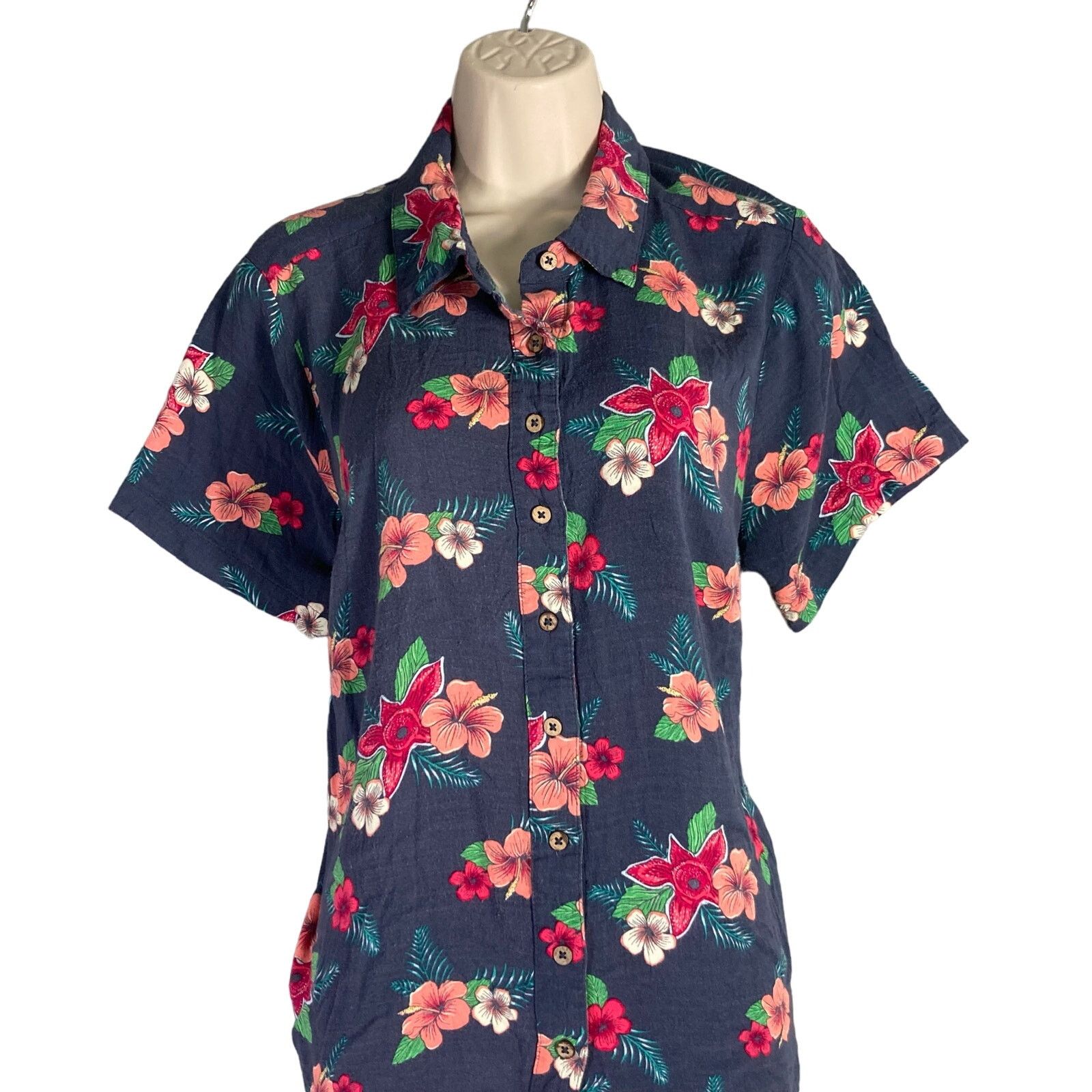 Other Stranger Things Demogorgon Floral Hawaiian Shirt Size 1 Size XL / US 12-14 / IT 48-50 - 1 Thumbnail