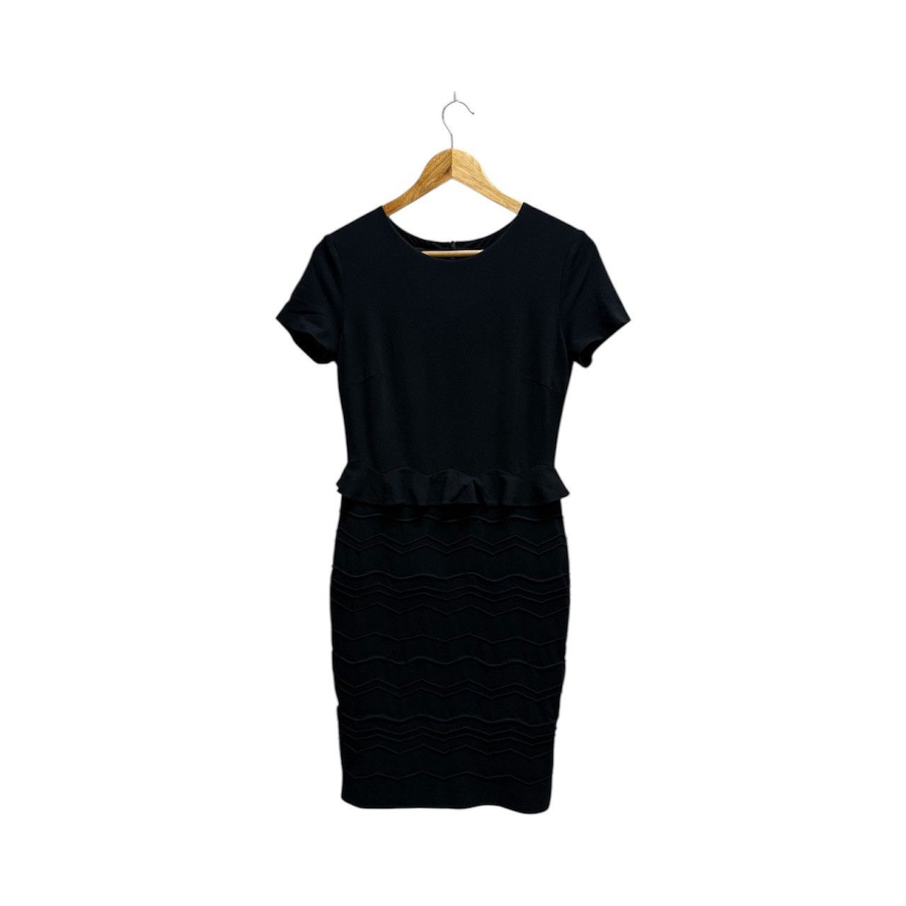 Escada Escada peplum dress with a chevron- pattern skirt Size S / US 4 / IT 40 - 1 Thumbnail