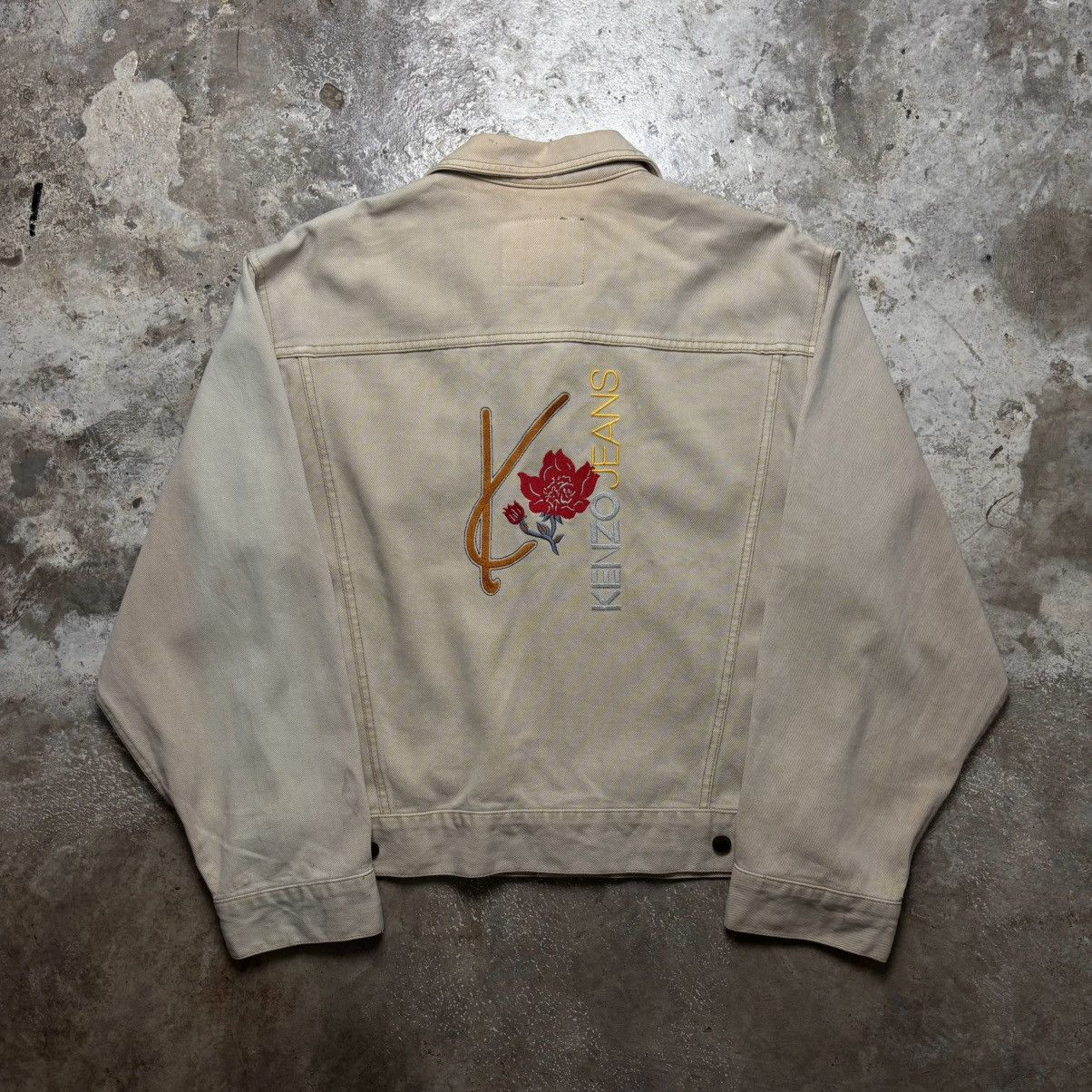 Kenzo × Vintage VINTAGE KENZO JEANS JACKET Size US L / EU 52-54 / 3 - 1 Thumbnail