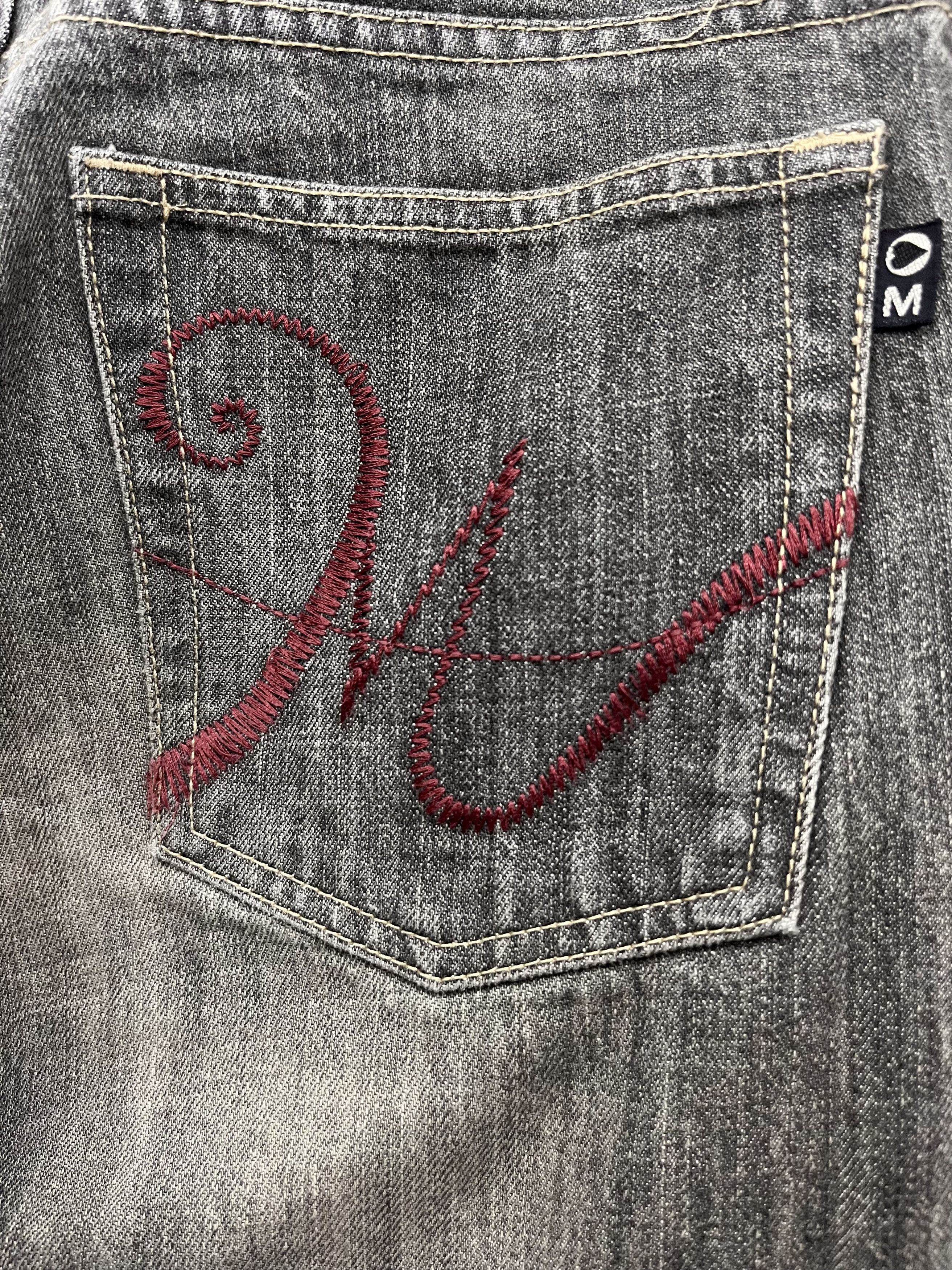 Undercover 🔥90’s MORGAN HOMME Mud Wash Black Slim Flare LGB Style Size US 29 - 4 Thumbnail