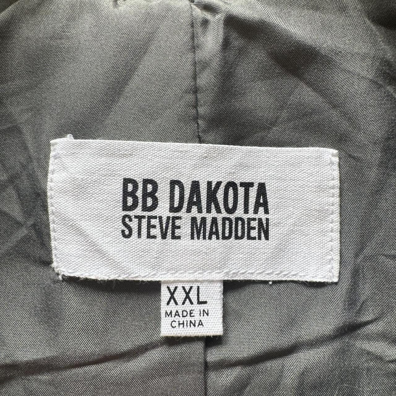 Steve Madden BB Dakota Steve Madden Moto Jacket Olive Green Faux Suede Size XL / US 12-14 / IT 48-50 - 2 Thumbnail