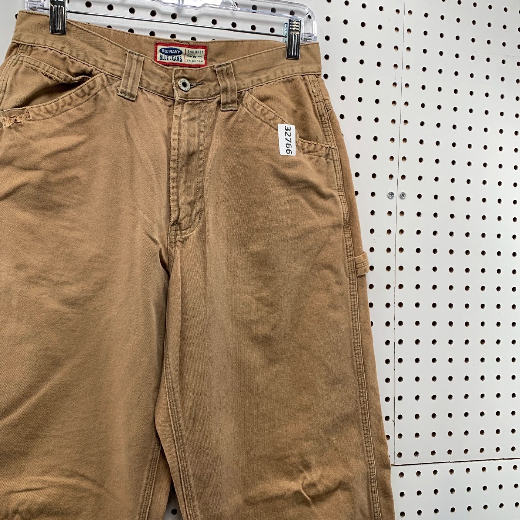 Old Navy VINTAGE Old Navy Canvas Carpenter Pants Mens FITS 28x30.5 Brown Workwear Size US 28 / EU 44 - 7 Thumbnail