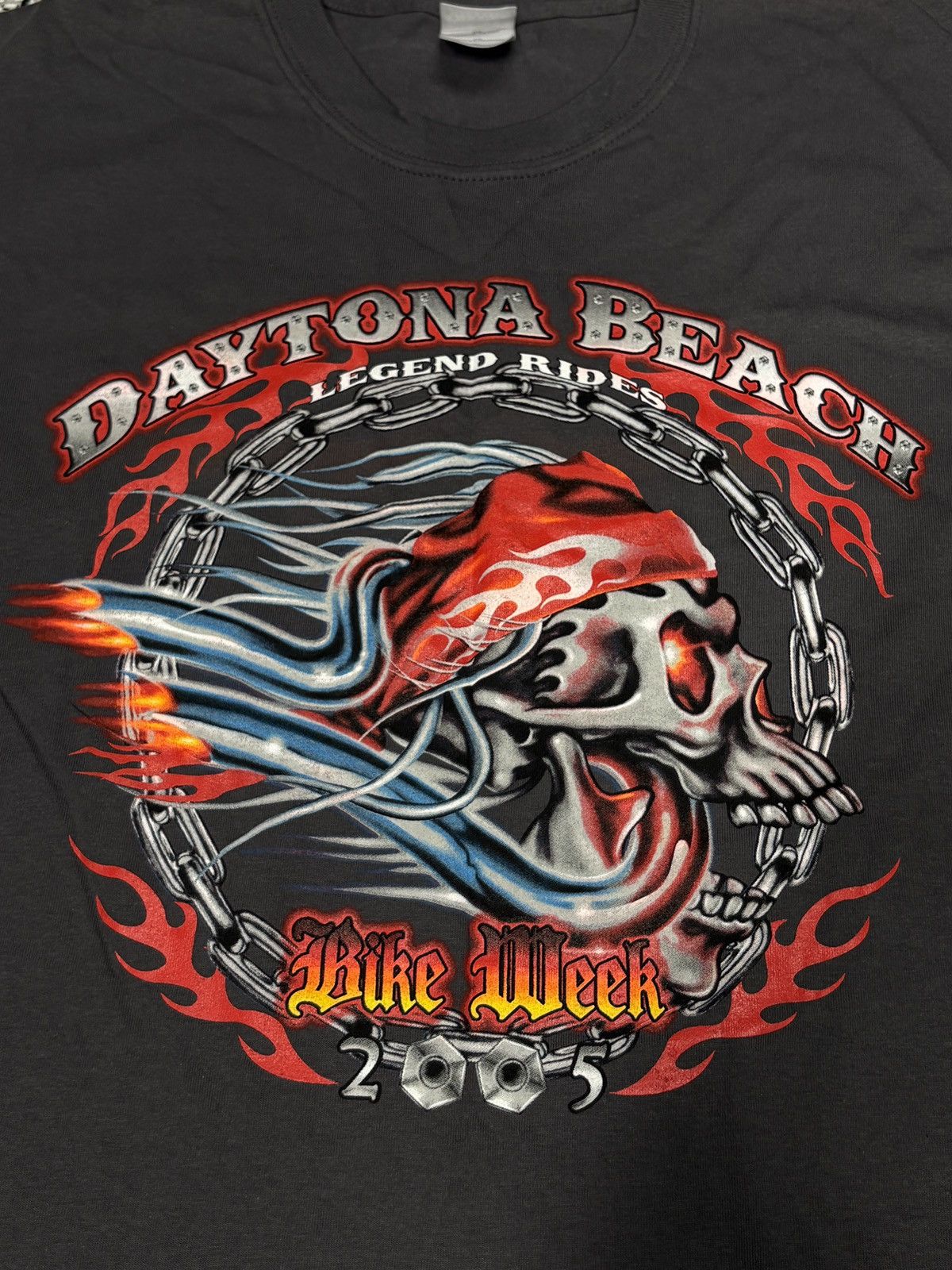 Harley Davidson Vintage 2005 “Daytona Beach Ride Week” T-Shirt Size XL 0773 Size US L / EU 52-54 / 3 - 4 Thumbnail