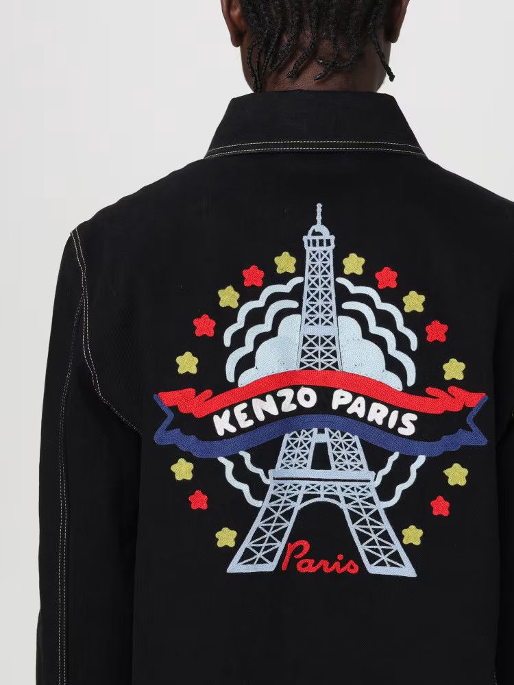 Kenzo o1mris0824 Drawn Jacket in Black Size US M / EU 48-50 / 2 - 8 Thumbnail