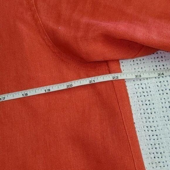Calvin Klein Calvin Klein Sz. 14 100% Linen Pullover Hooded Cinched Jacke Size XL / US 12-14 / IT 48-50 - 8 Thumbnail