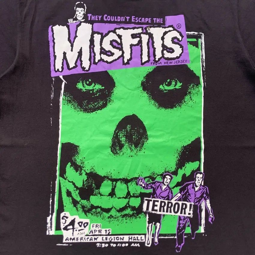 Misfits Vintage Misfits Terror Band Shirt Single Stitch Large Size US L / EU 52-54 / 3 - 5 Thumbnail