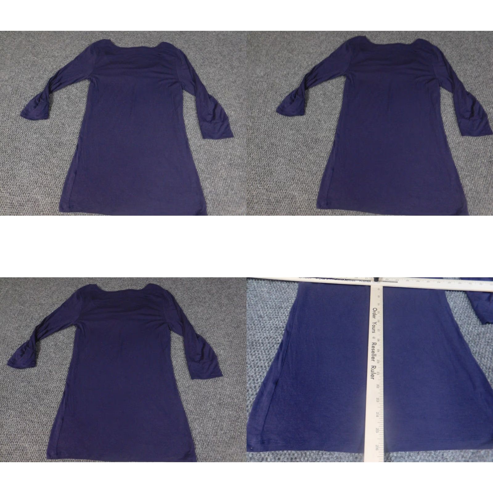 Banana Republic Banana Republic Blouse Womens M Purple Crew Neck Stretch Pullover Casual Regular Modal Spandex Rayon Classic Size M / US 6-8 / IT 42-44 - 8 Thumbnail
