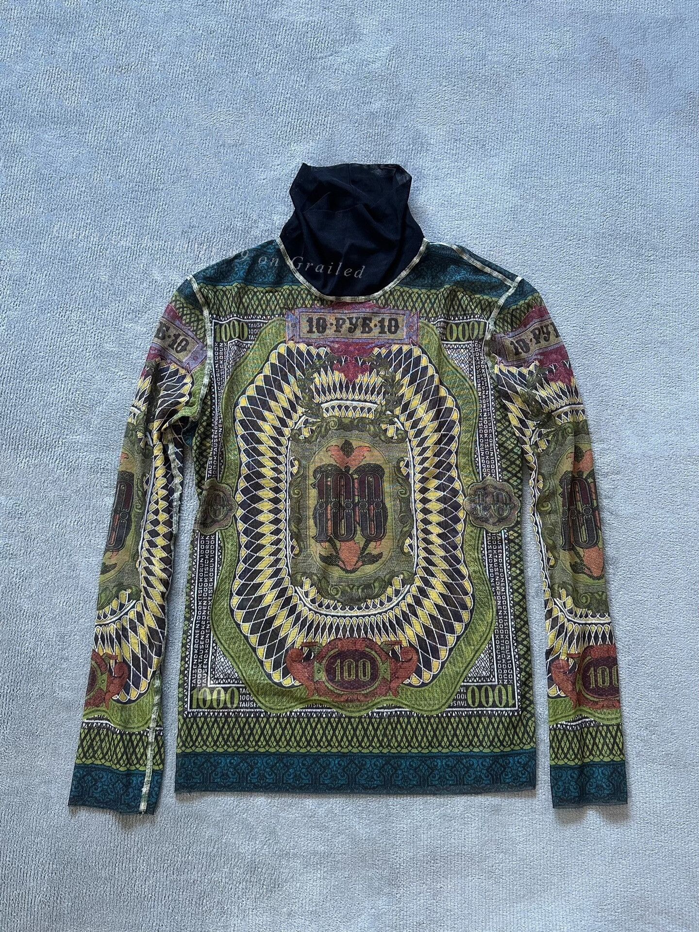 Jean Paul Gaultier Jean Paul Gaultier Archive Mesh Long-Sleeve Top Size US M / EU 48-50 / 2 - 1 Thumbnail