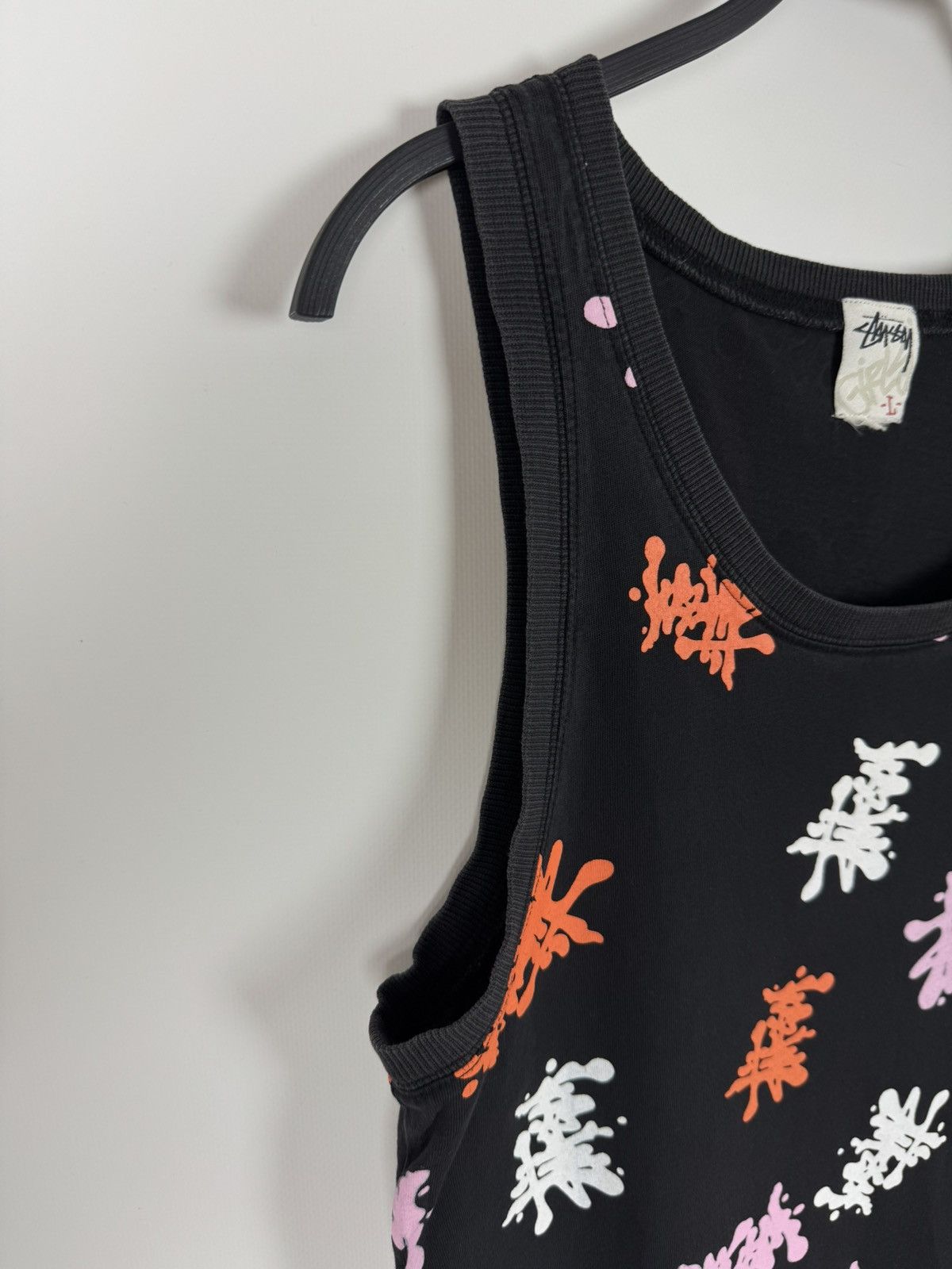 Stussy Faded Y2K Stussy Girls Multi Logo Sleeveless Size L / US 10 / IT 46 - 7 Thumbnail