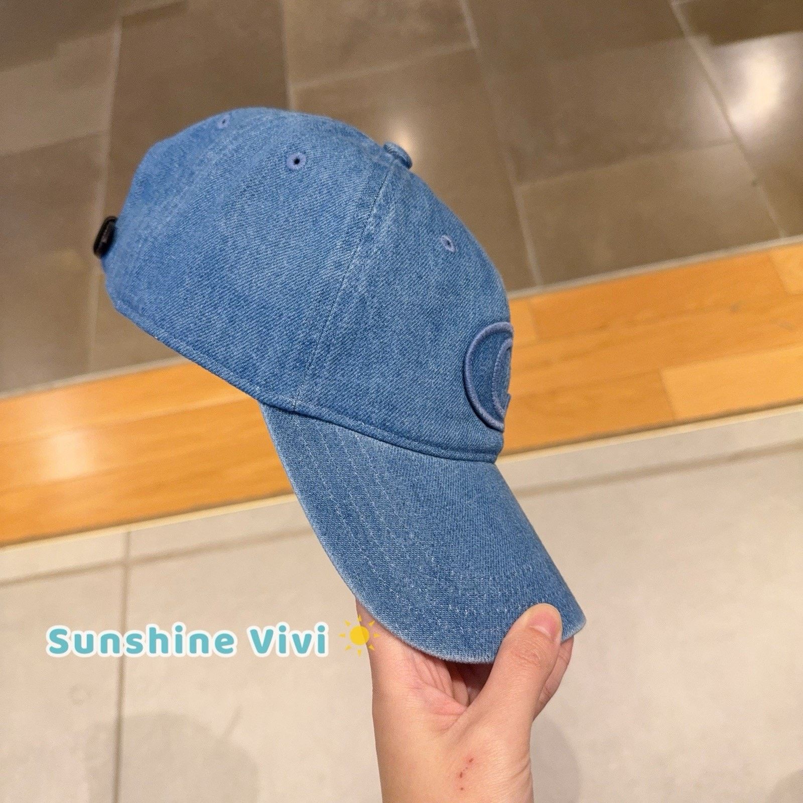 Coach NWT Coach Unisex Signature Patch Baseball Hat Indigo CCN89 Size ONE SIZE - 3 Thumbnail