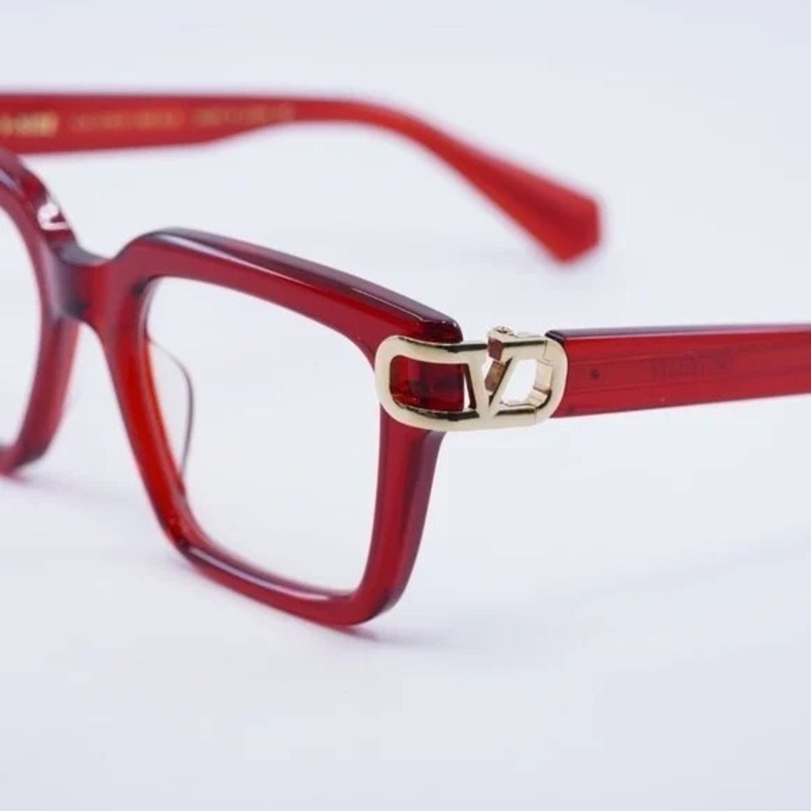 Valentino New! Valentino Red and Women Glasses SIDE VLX 131B Authentic Size ONE SIZE - 6 Thumbnail