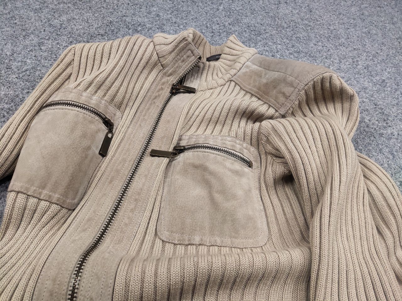 Hysteric Glamour Vtg Japan Hysteric Glamour Yamamoto Style ribbed Zip Sweater Size US S / EU 44-46 / 1 - 12 Thumbnail