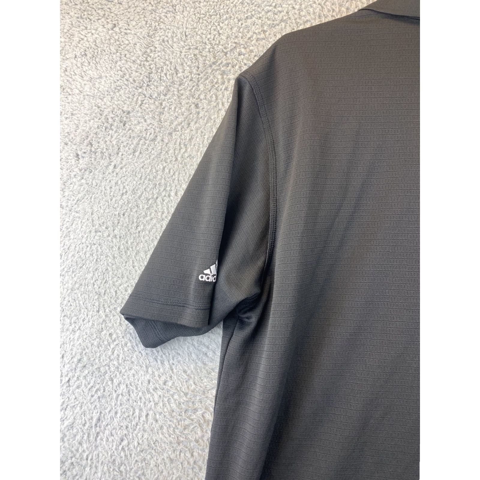 Adidas adidas Climalite Polo Shirt Men L Black Athletic Golf Shirt /86-7 Size US L / EU 52-54 / 3 - 8 Thumbnail