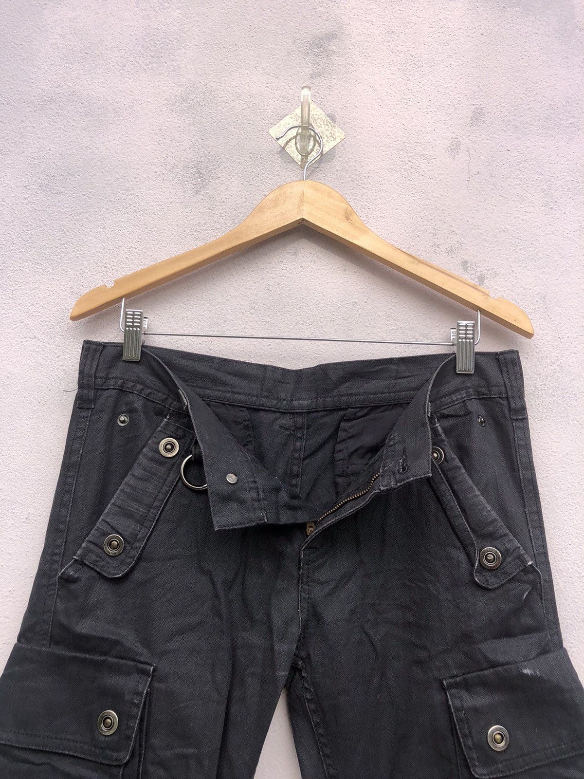 Tornado Mart Tornado Mart Flared Multiy Pocket Pants Size US 32 / EU 48 - 11 Thumbnail