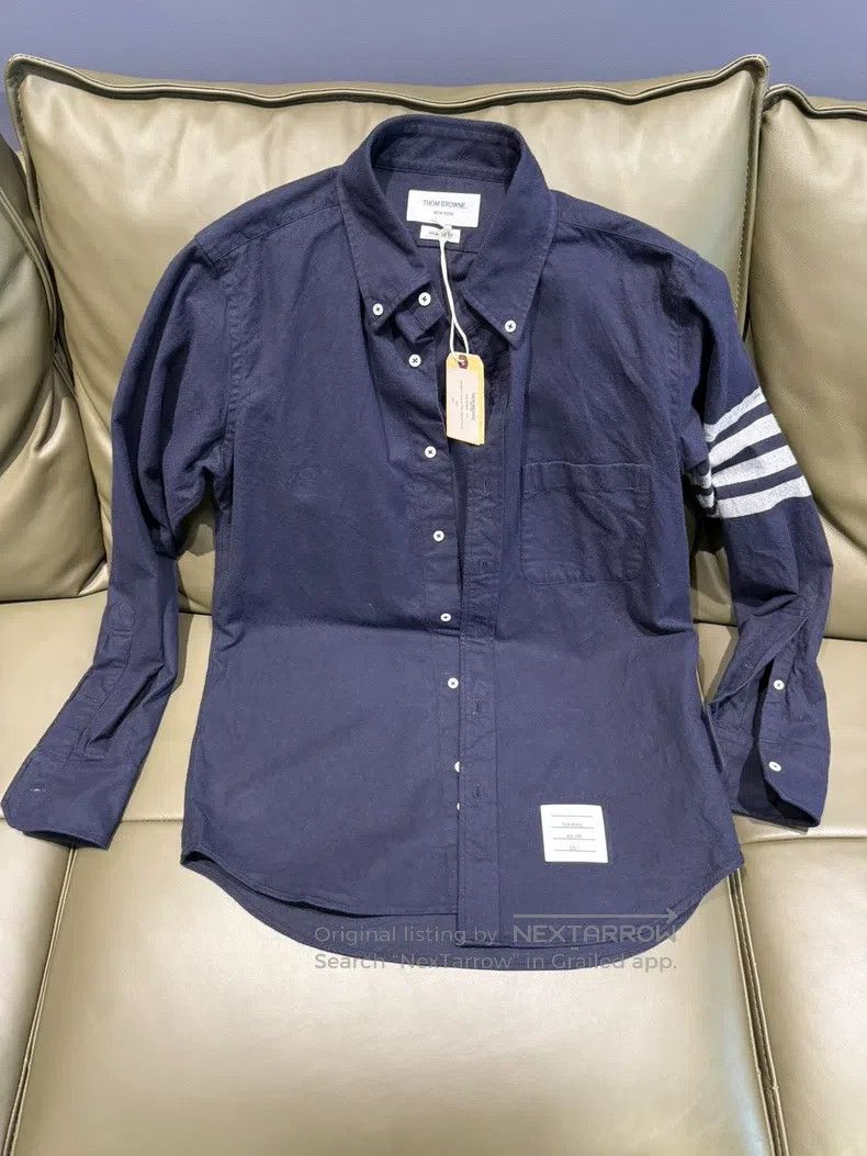 Thom Browne Thom Browne Shirt Size US S / EU 44-46 / 1 - 1 Thumbnail