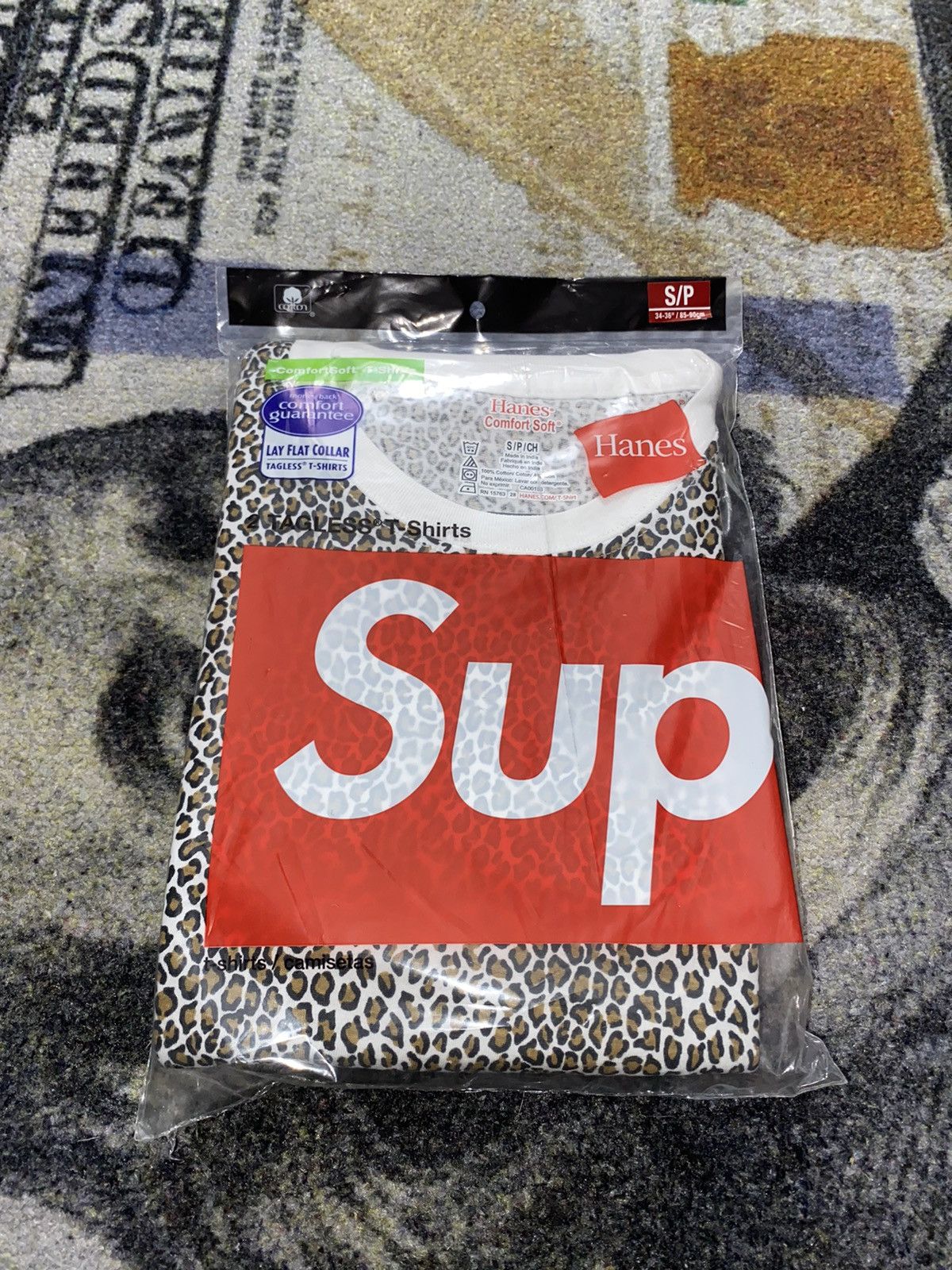 Supreme Supreme x hanes XL leopard basic tee | Grailed