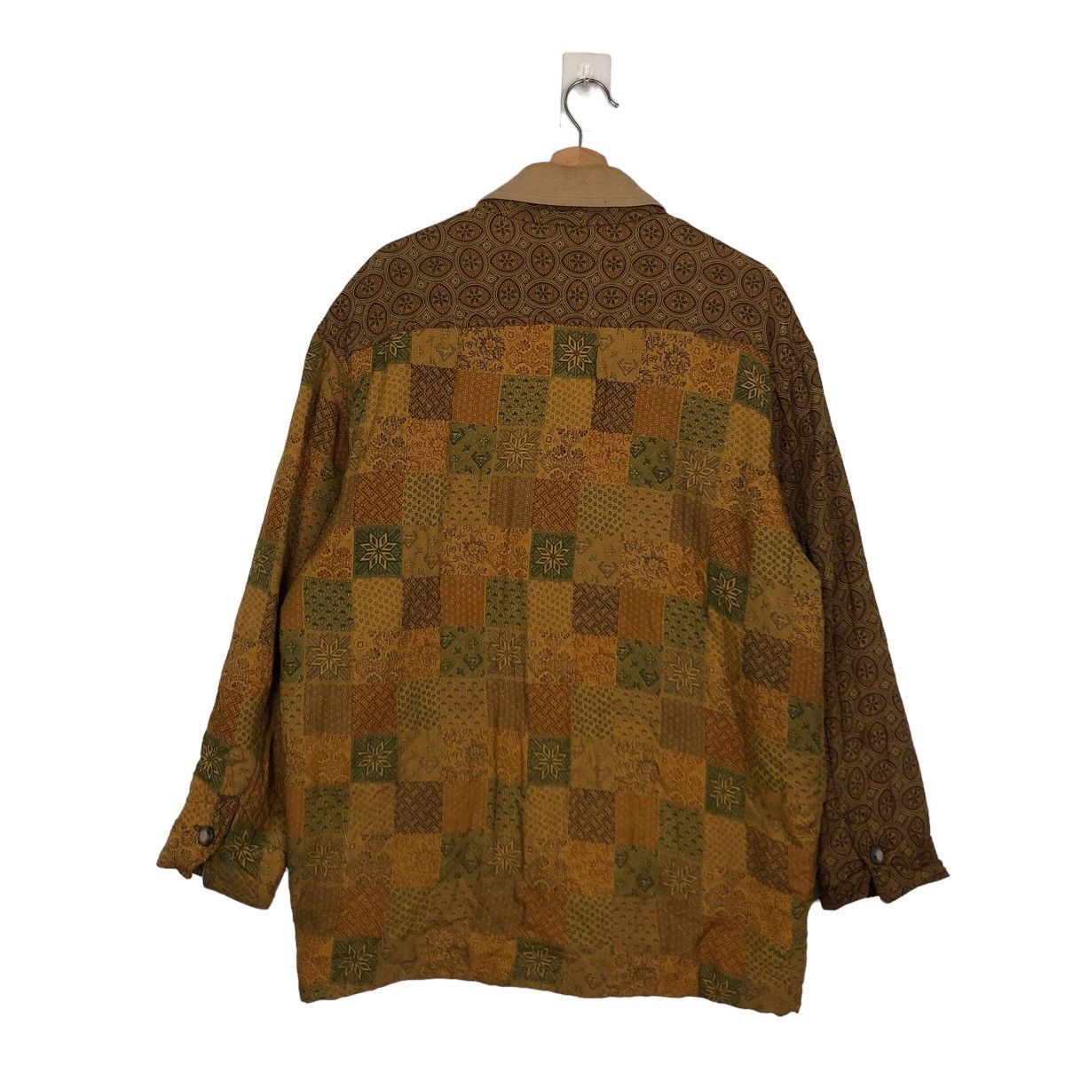 Japanese Brand 🔥RARE 90’s VINTAGE PATCHWORK CHORE JACKET ELENA BRUNELLI Size US M / EU 48-50 / 2 - 7 Thumbnail