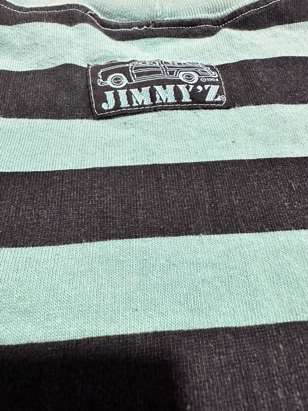 Vintage Vtg Jimmy Z Boarder stripe tee Size US L / EU 52-54 / 3 - 5 Thumbnail